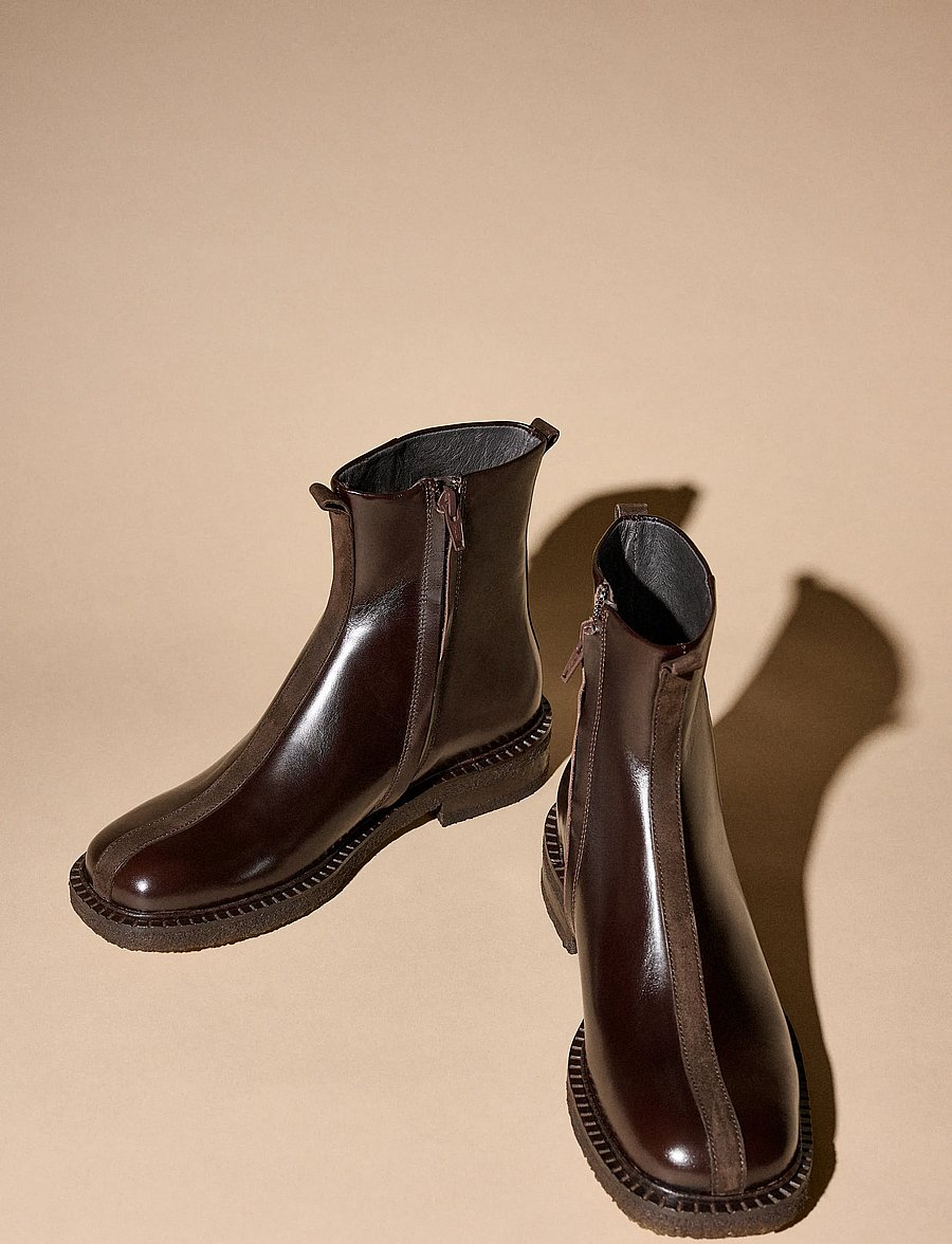 Billi Bi - Boots - platta ankelboots - espresso calf - 5