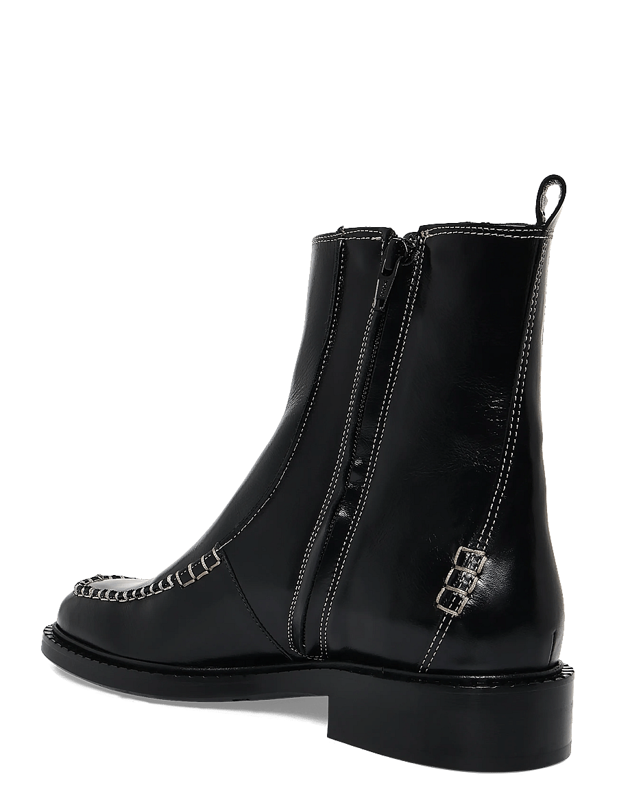 Billi Bi - Boots - flade ankelstøvler - black calf - 1
