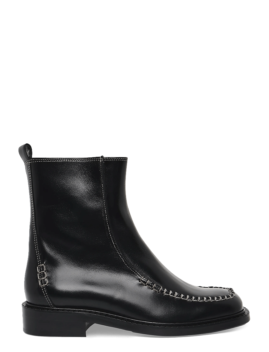 Billi Bi - Boots - flade ankelstøvler - black calf - 2