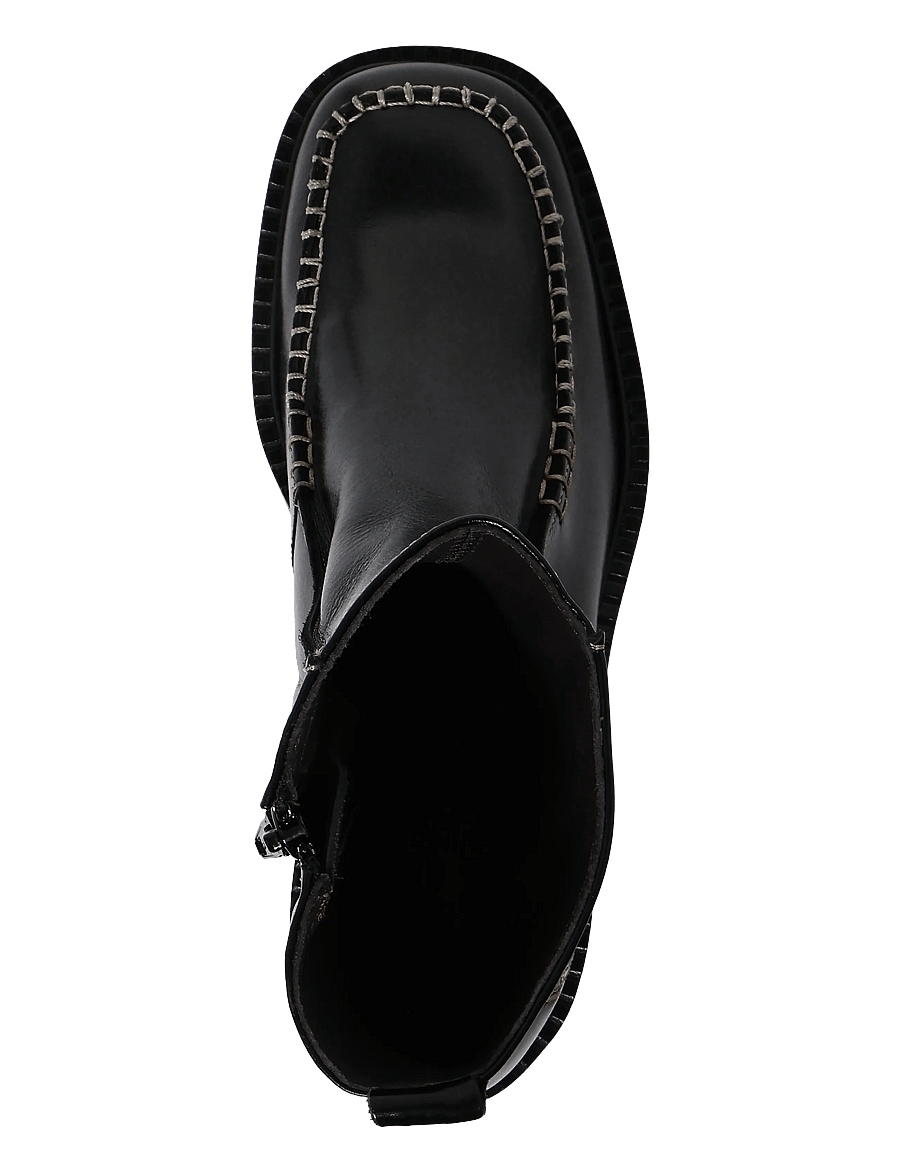 Billi Bi - Boots - flade ankelstøvler - black calf - 3