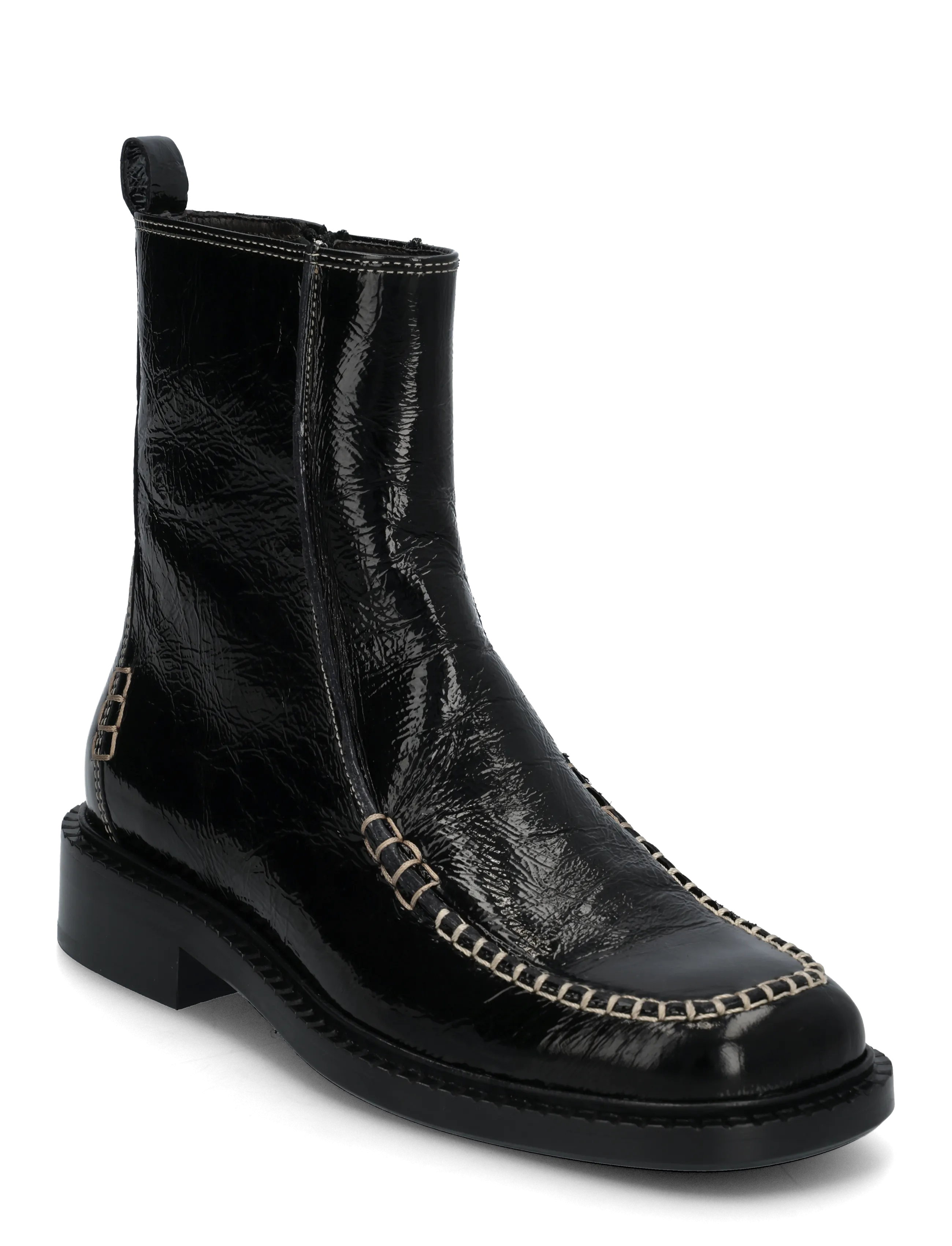Billi Bi Boots, Damen, Moc Toe Stiefeletten, Schwarz, Gr.40