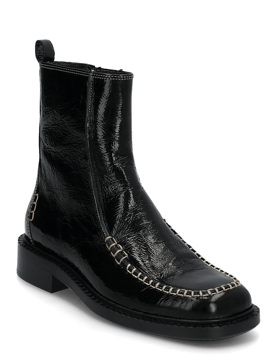 Billi Bi - Boots - flache stiefeletten - black naplack - 0