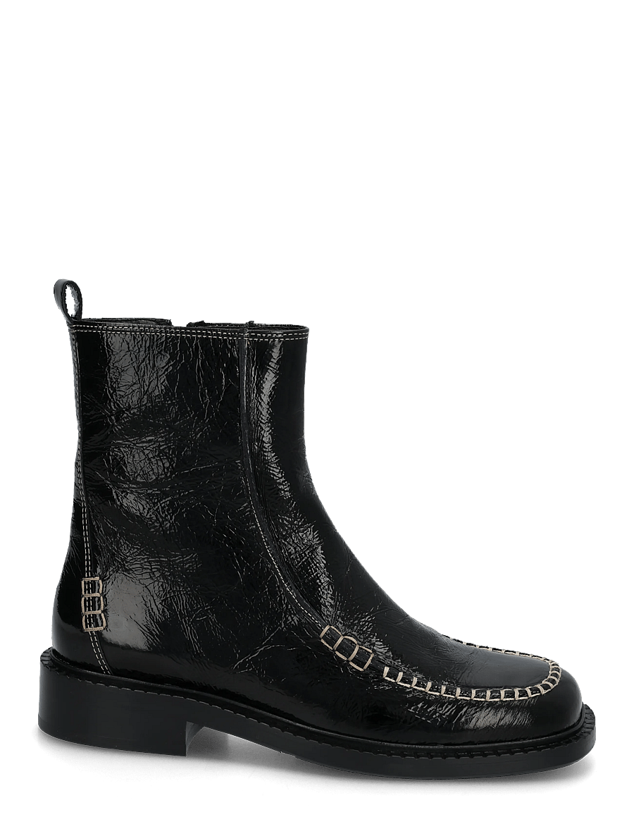 Billi Bi - Boots - flache stiefeletten - black naplack - 1