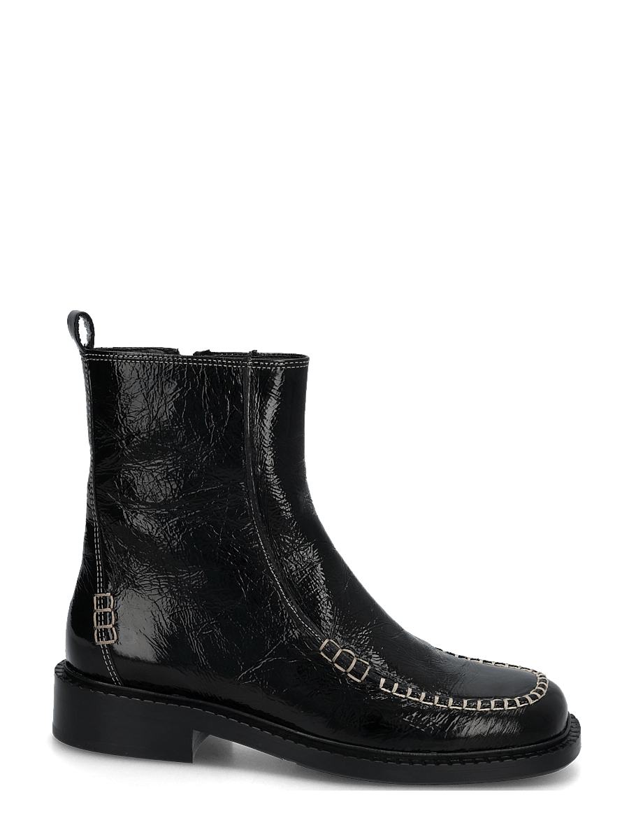 Billi Bi - Boots - flade ankelstøvler - black naplack - 1