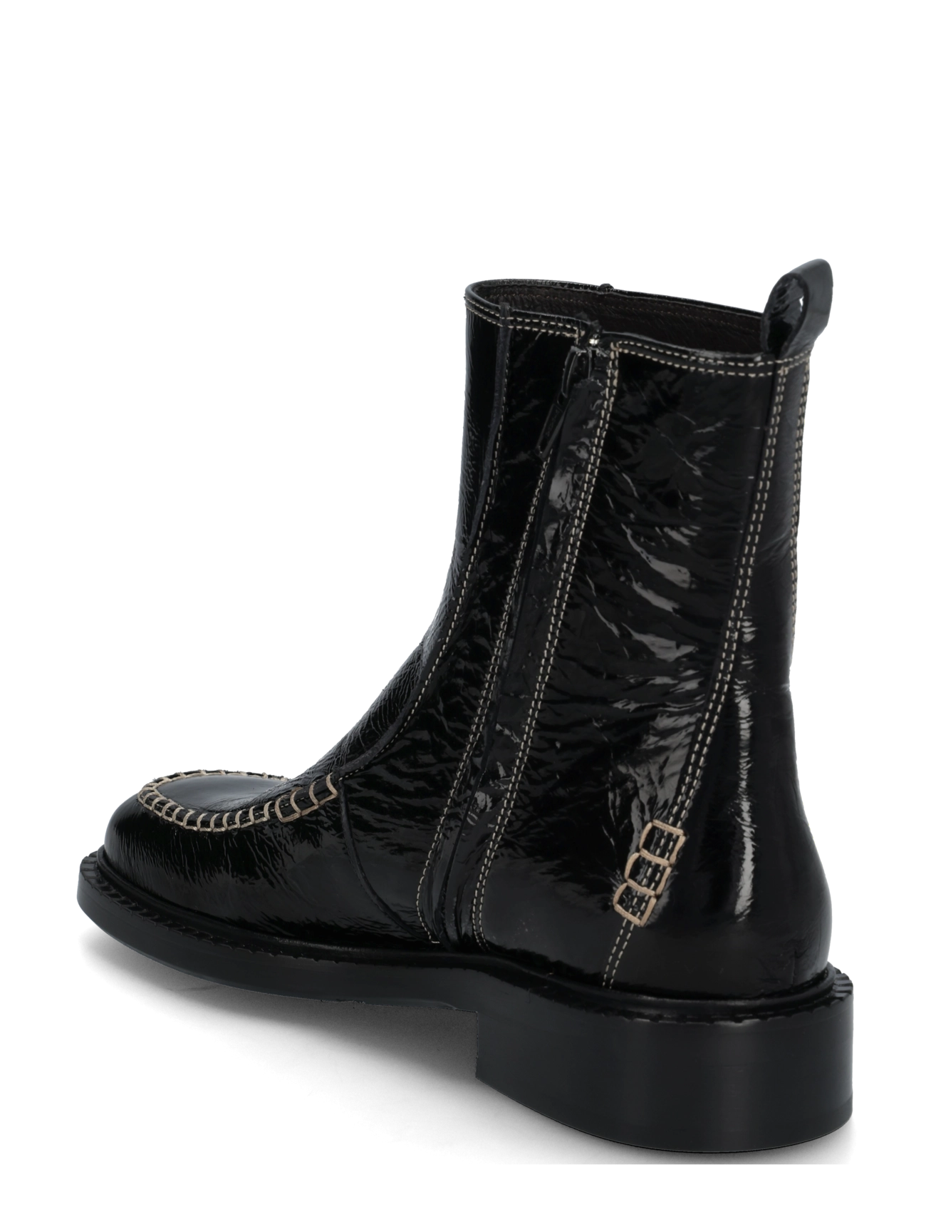 Billi Bi - Boots - flade ankelstøvler - black naplack - 2