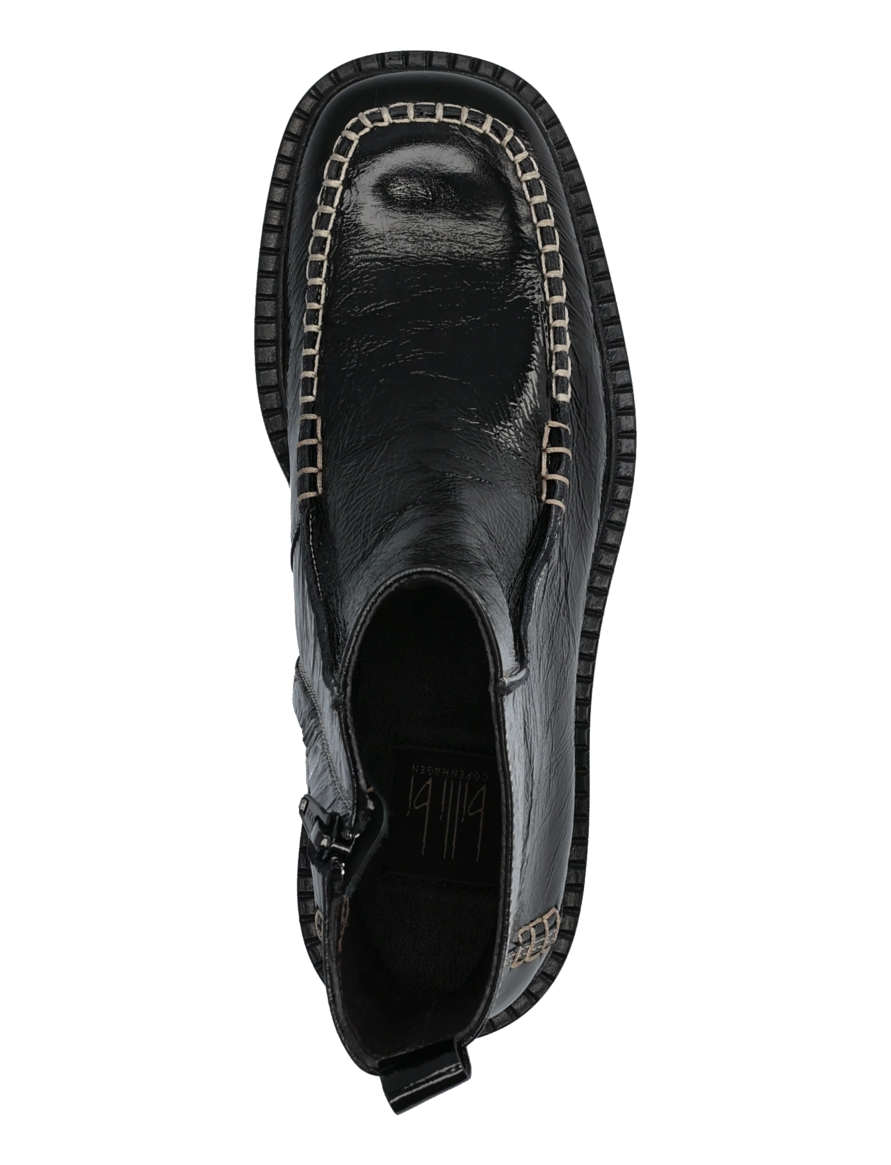 Billi Bi - Boots - flade ankelstøvler - black naplack - 3