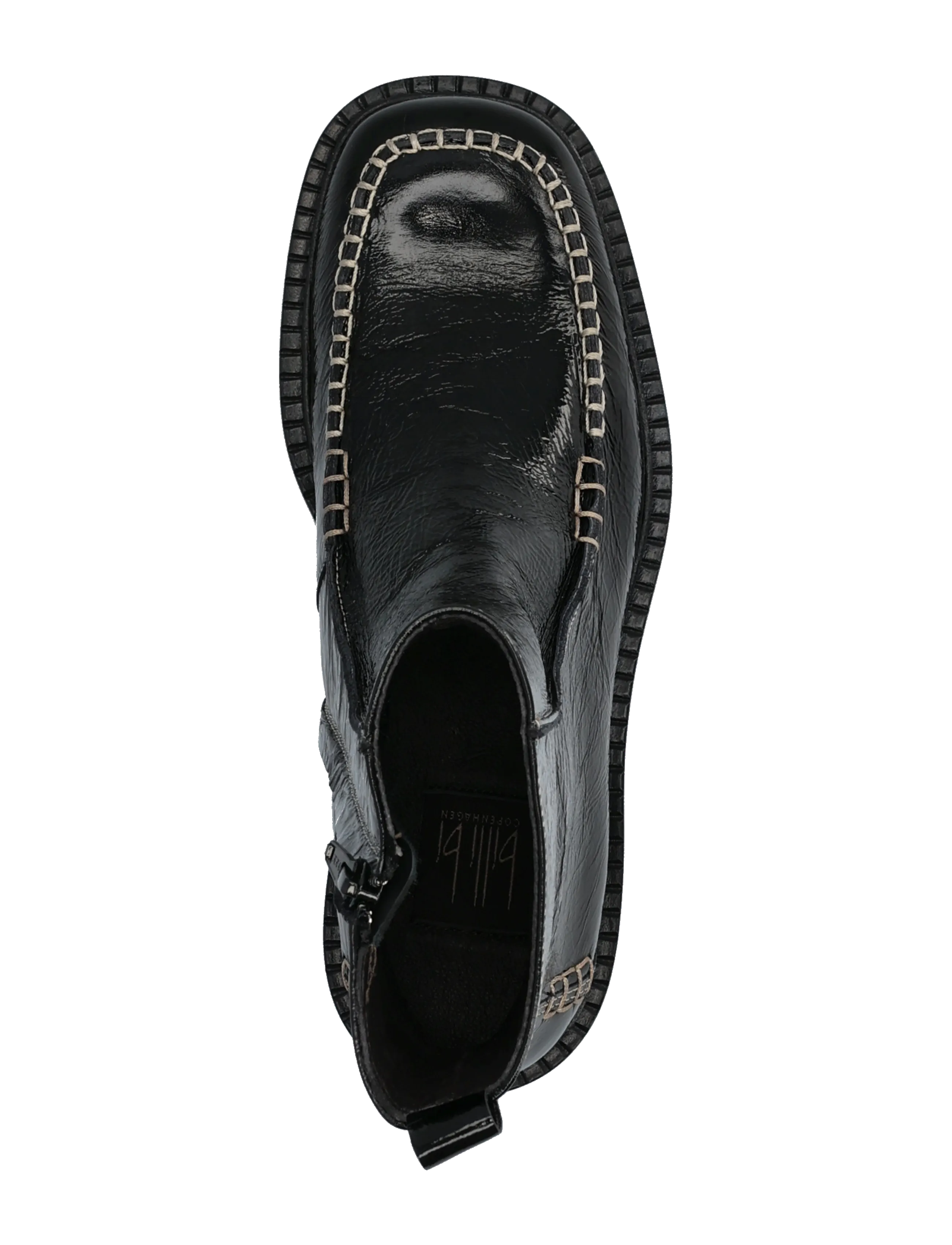 Billi Bi - Boots - flache stiefeletten - black naplack - 3