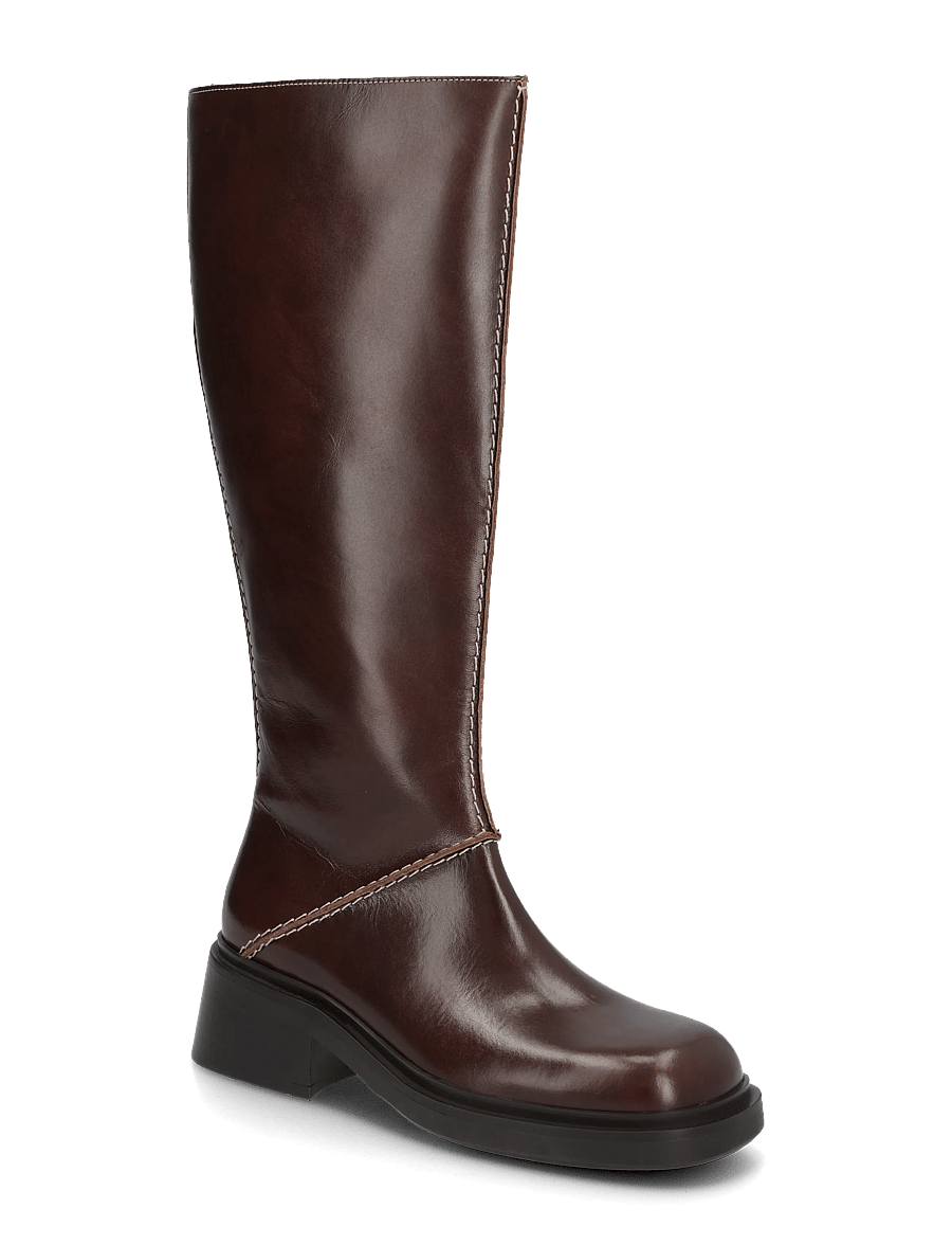 Billi Bi - Long Boots - langskaftede støvler - arabica rustic oil calf - 0