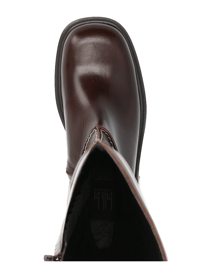 Billi Bi - Long Boots - langskaftede støvler - arabica rustic oil calf - 3