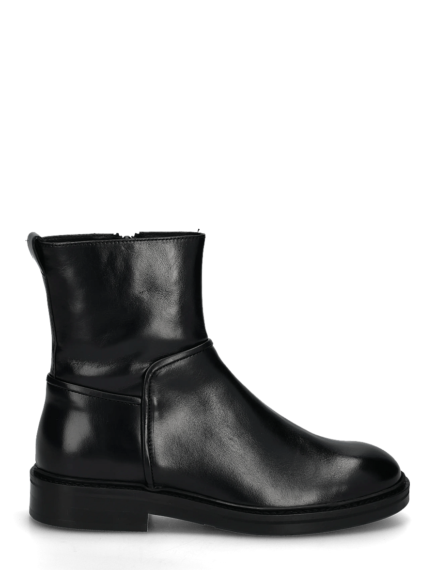 Billi Bi - Boots - kontsaga poolsaapad - black calf - 1