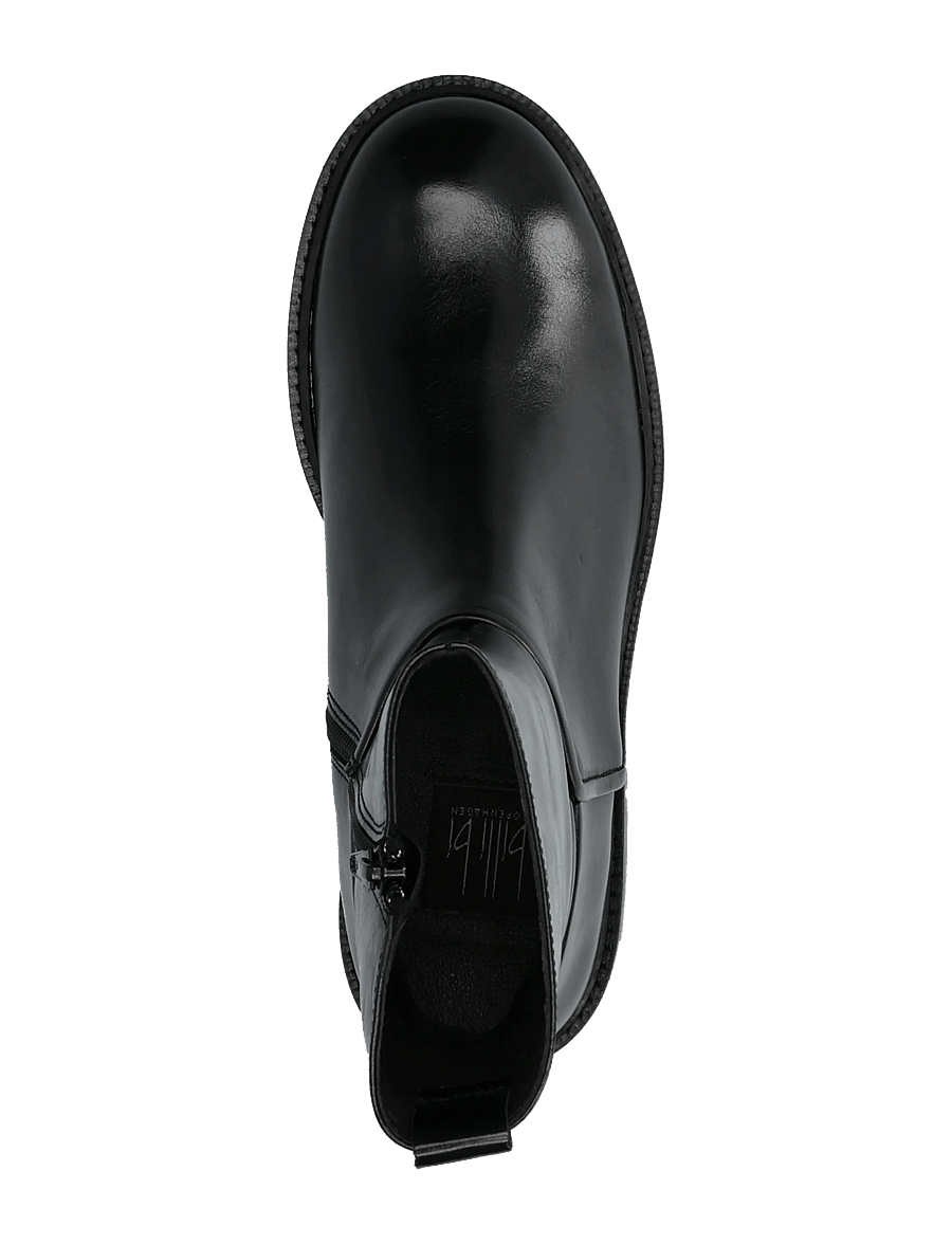 Billi Bi - Boots - kontsaga poolsaapad - black calf - 3