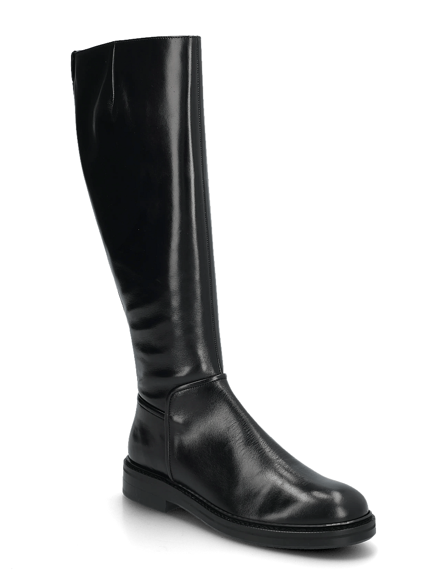 Billi Bi - Long Boots - knähöga stövlar - black calf - 0