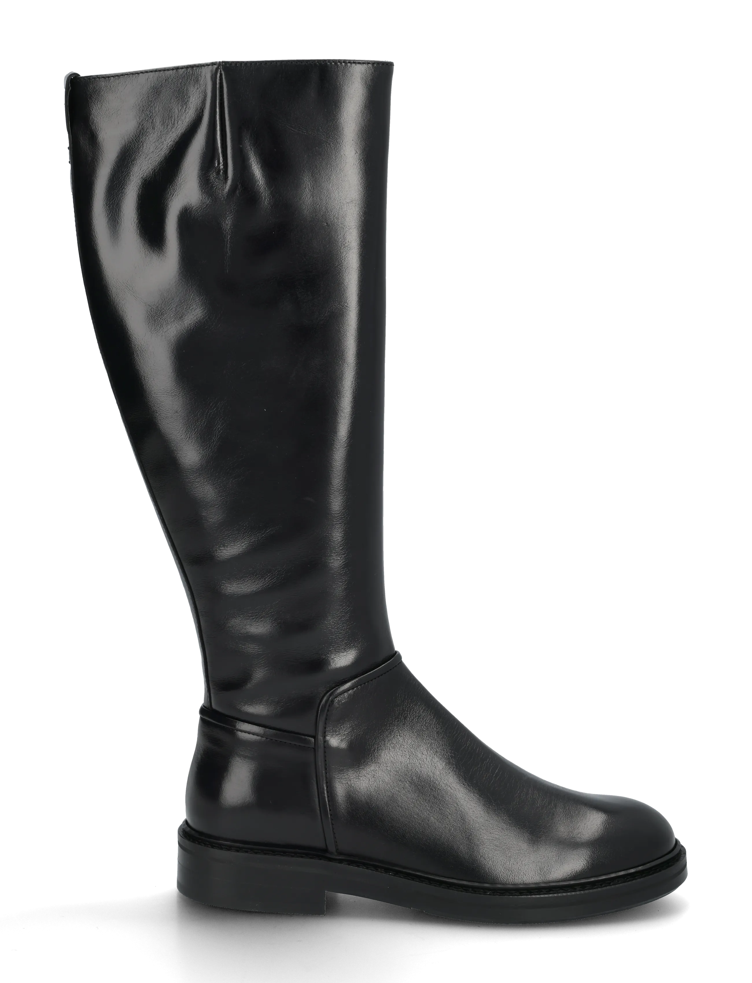 Billi Bi - Long Boots - knähöga stövlar - black calf - 2