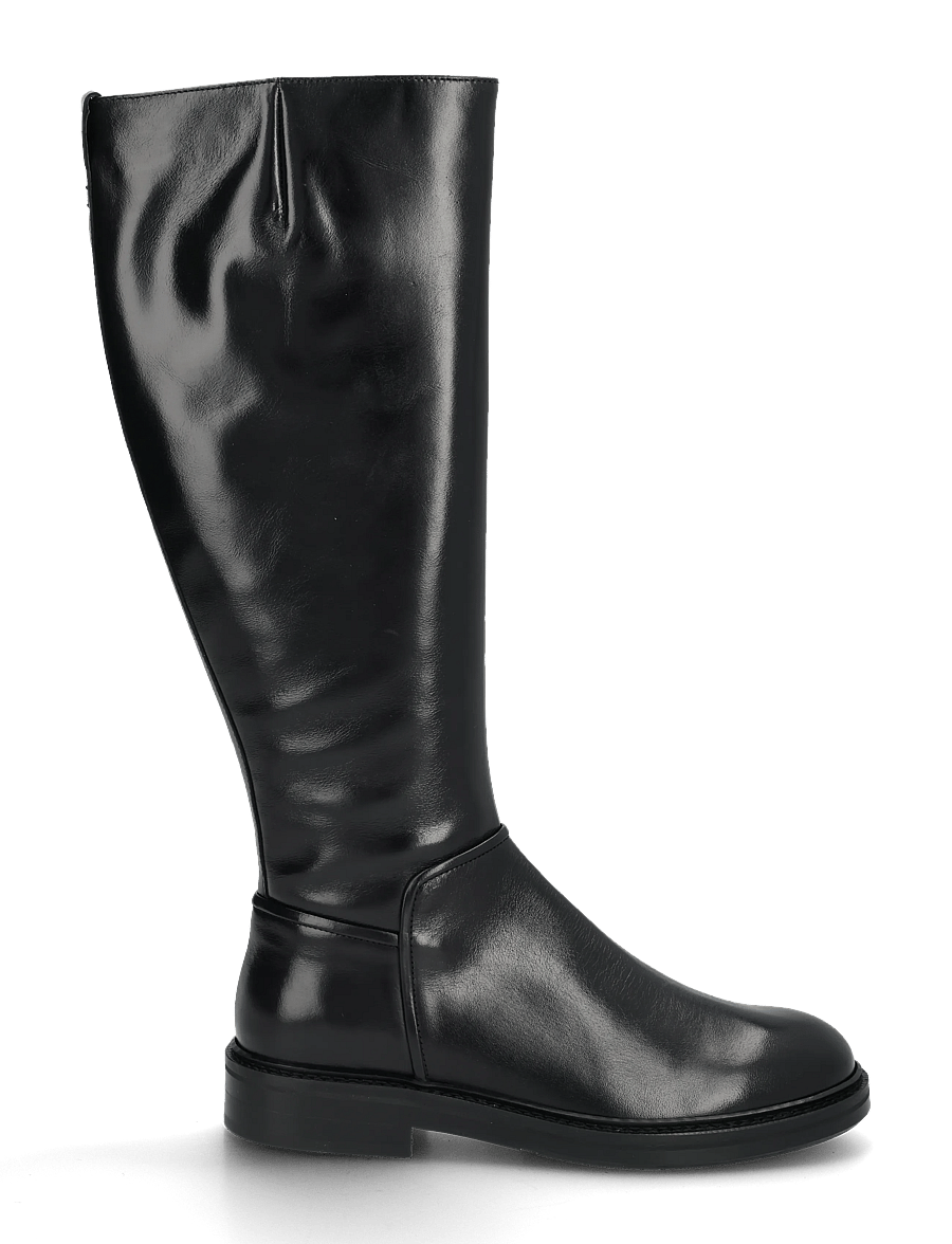 Billi Bi - Long Boots - knähöga stövlar - black calf - 2
