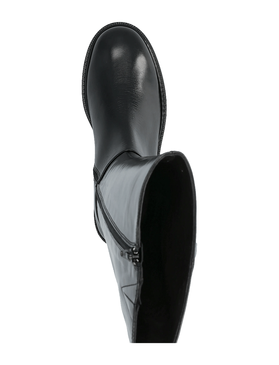Billi Bi - Long Boots - knähöga stövlar - black calf - 3