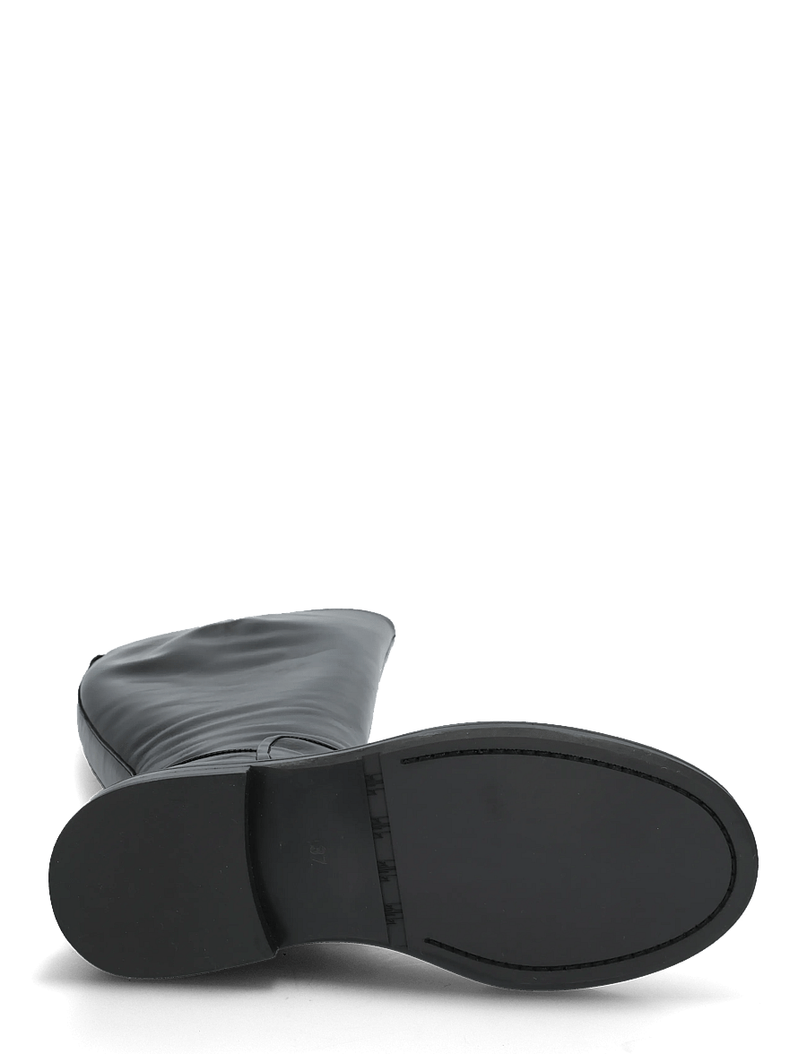 Billi Bi - Long Boots - knähöga stövlar - black calf - 4