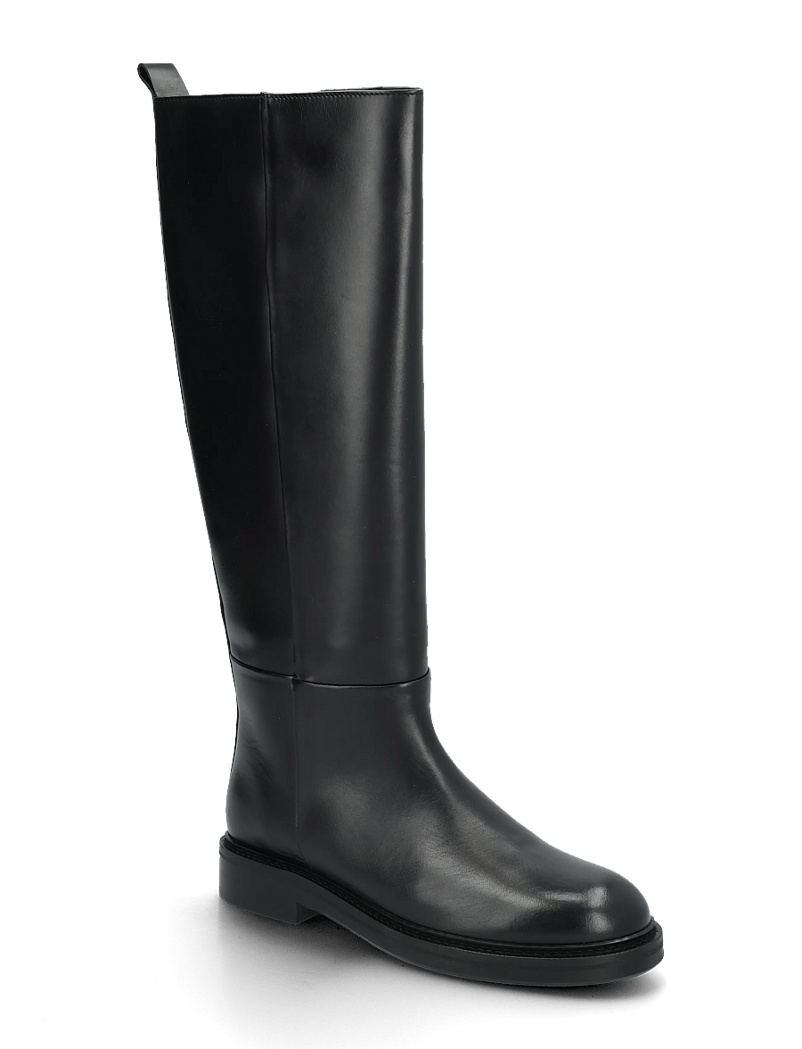 Billi Bi - Long Boots - knähöga stövlar - black rustic oil calf - 0
