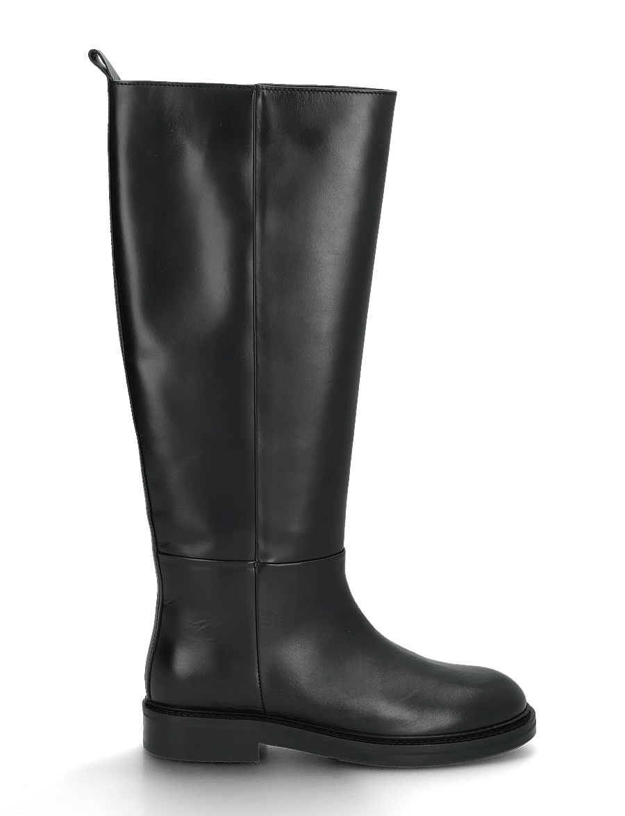 Billi Bi - Long Boots - knähöga stövlar - black rustic oil calf - 2