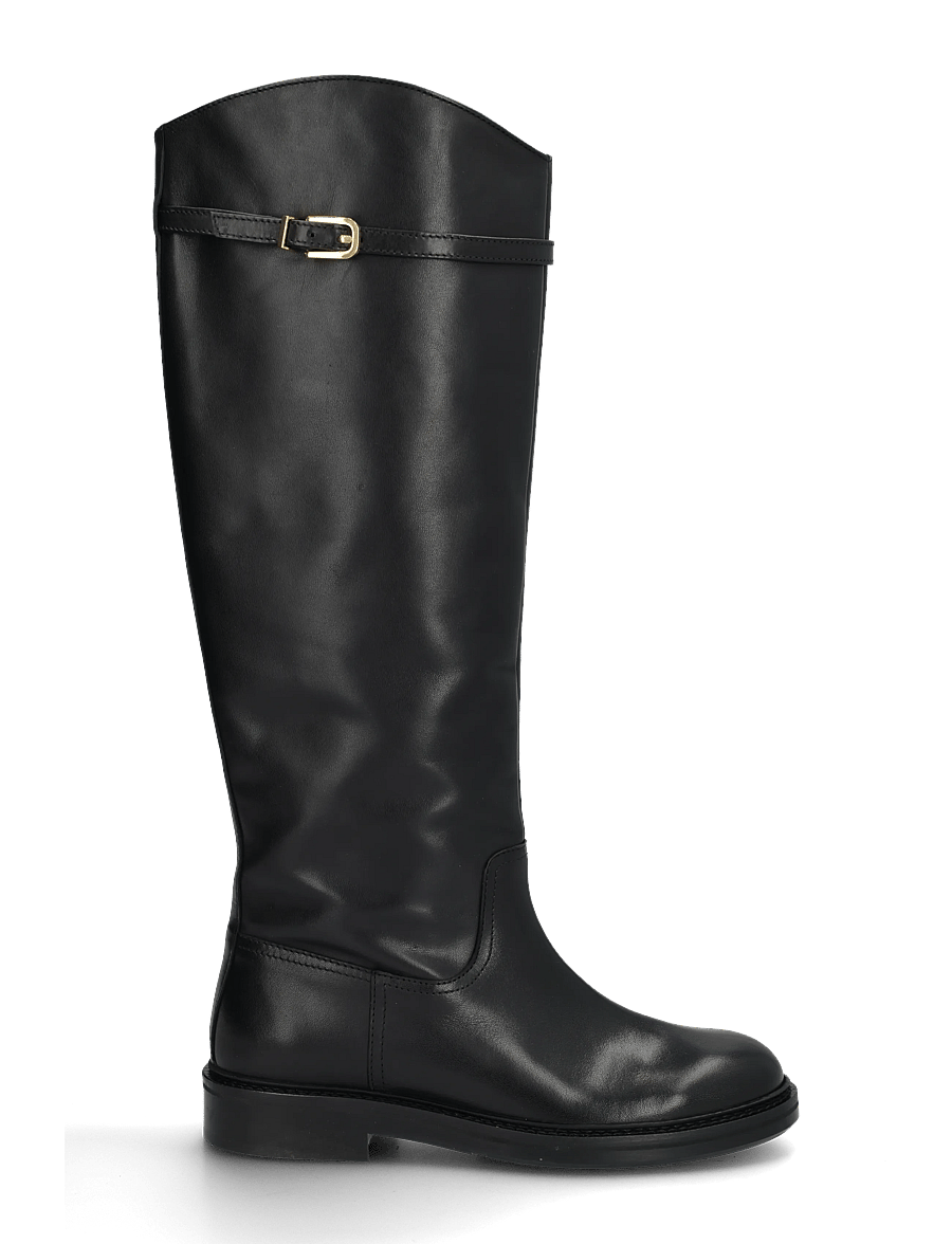 Billi Bi - Long Boots - knähöga stövlar - black calf - 2
