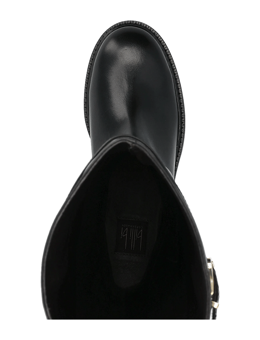 Billi Bi - Long Boots - knähöga stövlar - black calf - 3