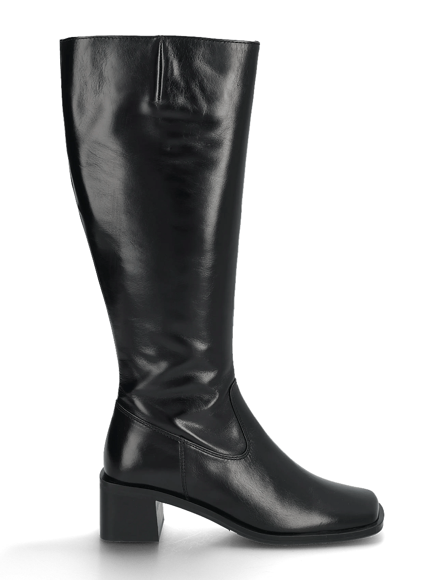 Billi Bi - Long Boots - knähöga stövlar - black calf - 2