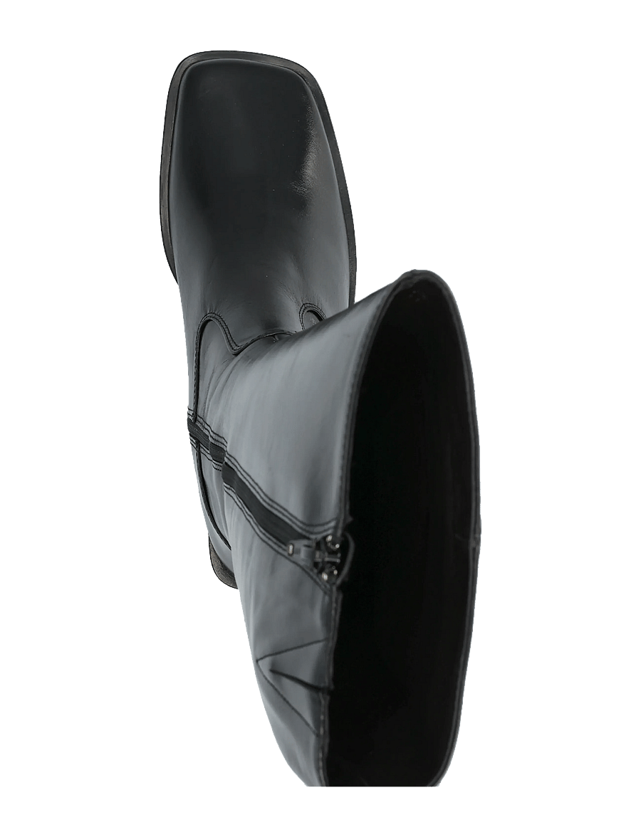 Billi Bi - Long Boots - knähöga stövlar - black calf - 3