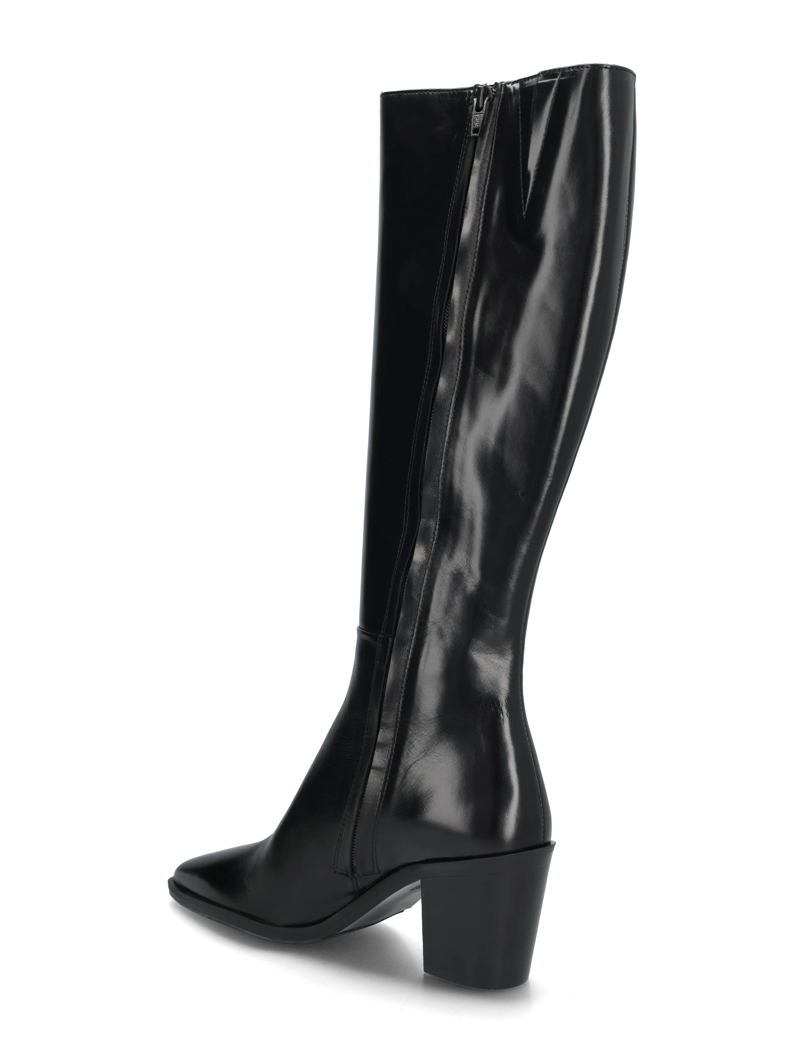 Billi Bi - Long Boots - knähöga stövlar - black calf - 1