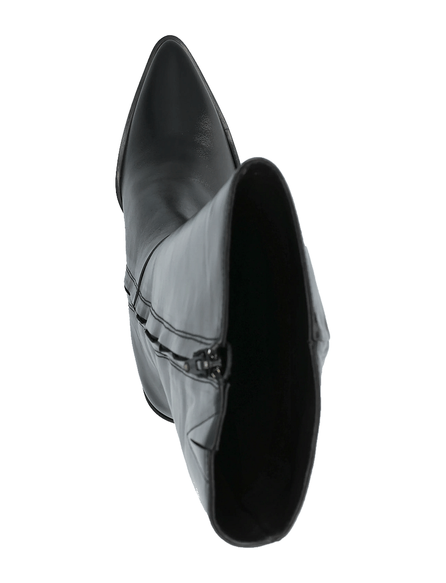Billi Bi - Long Boots - knähöga stövlar - black calf - 3