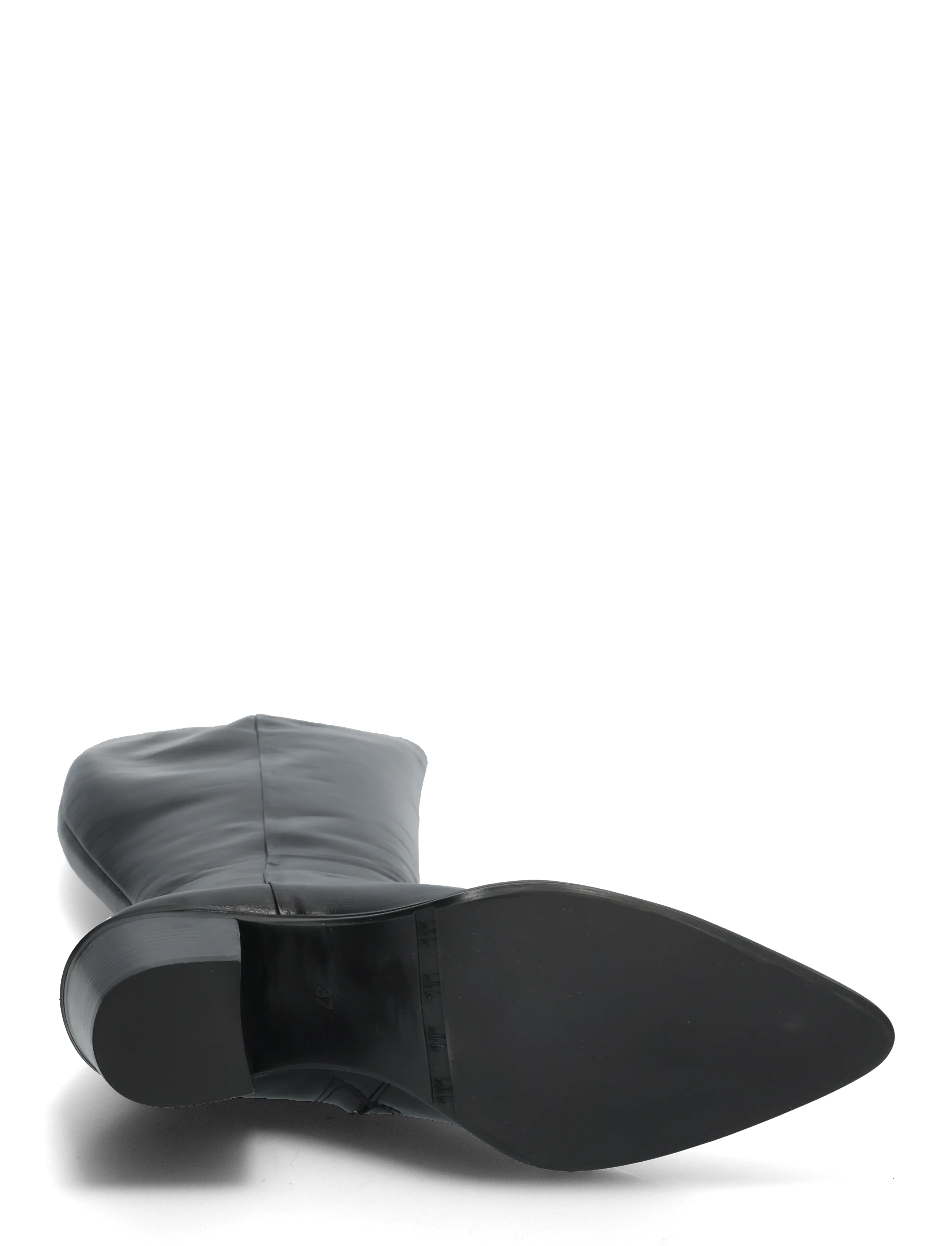 Billi Bi - Long Boots - knähöga stövlar - black calf - 4