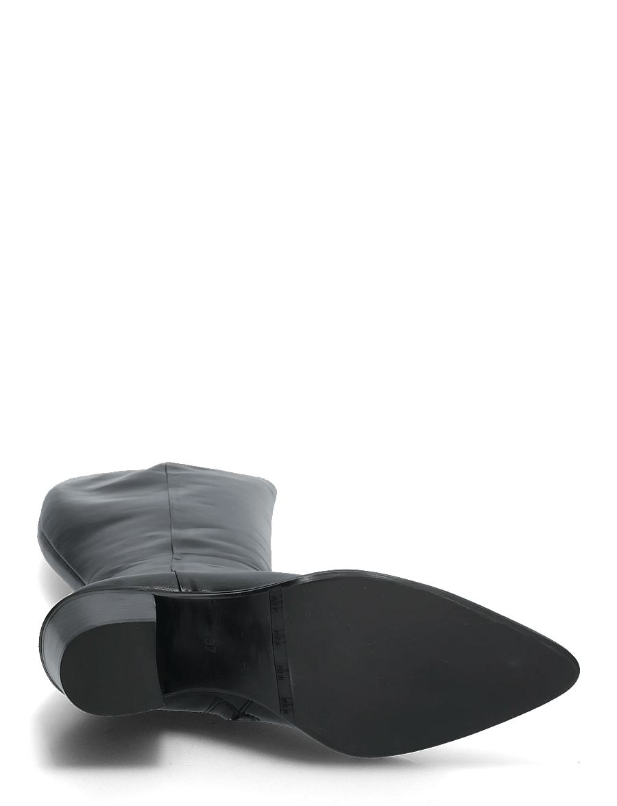 Billi Bi - Long Boots - knähöga stövlar - black calf - 4