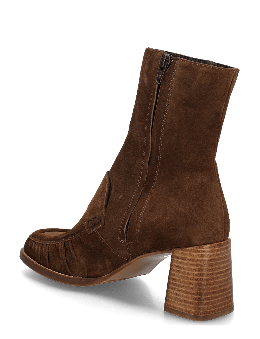 Billi Bi - Booties - stiefeletten mit absatz - arabica babysilk suede - 1