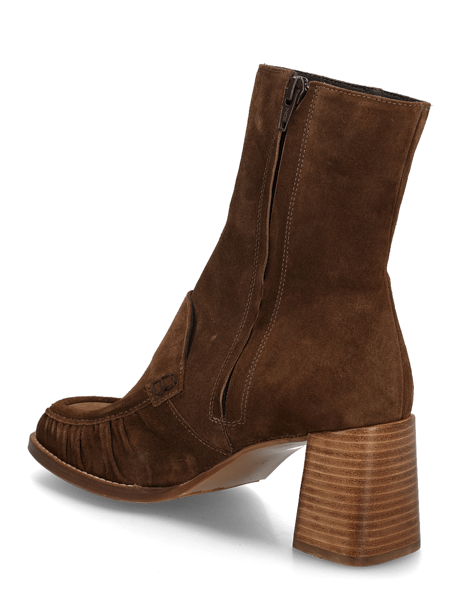 Billi Bi - Booties - kontsaga poolsaapad - arabica babysilk suede - 1