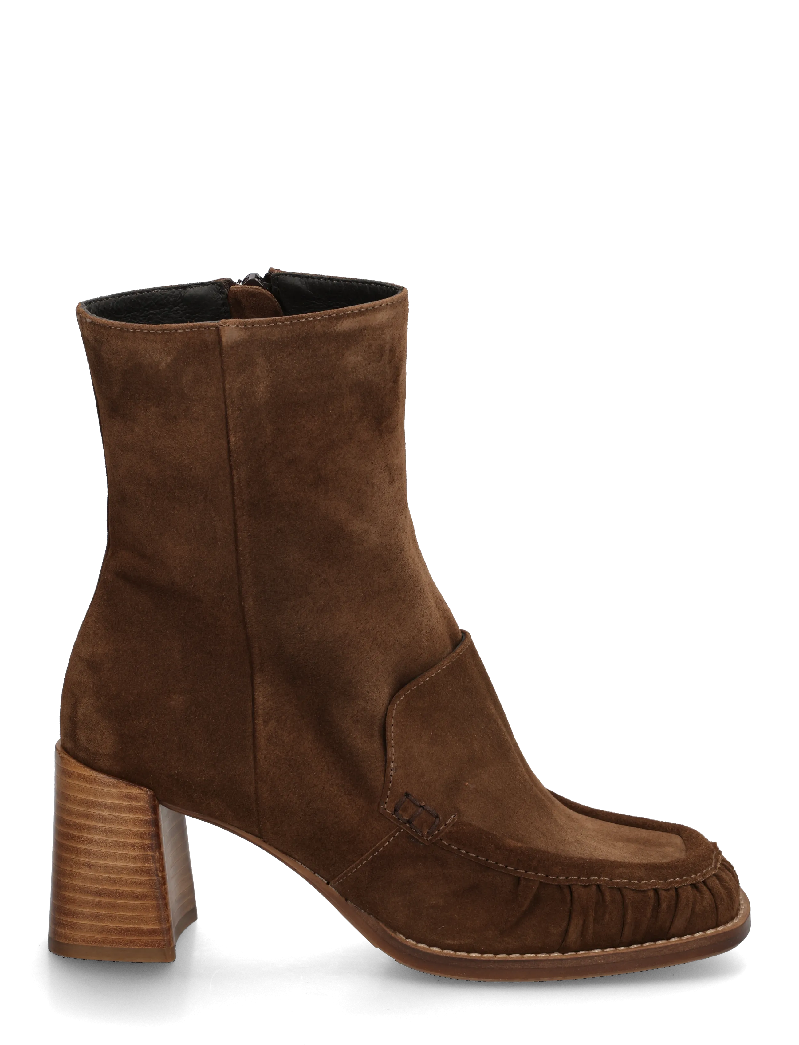 Billi Bi - Booties - kontsaga poolsaapad - arabica babysilk suede - 2