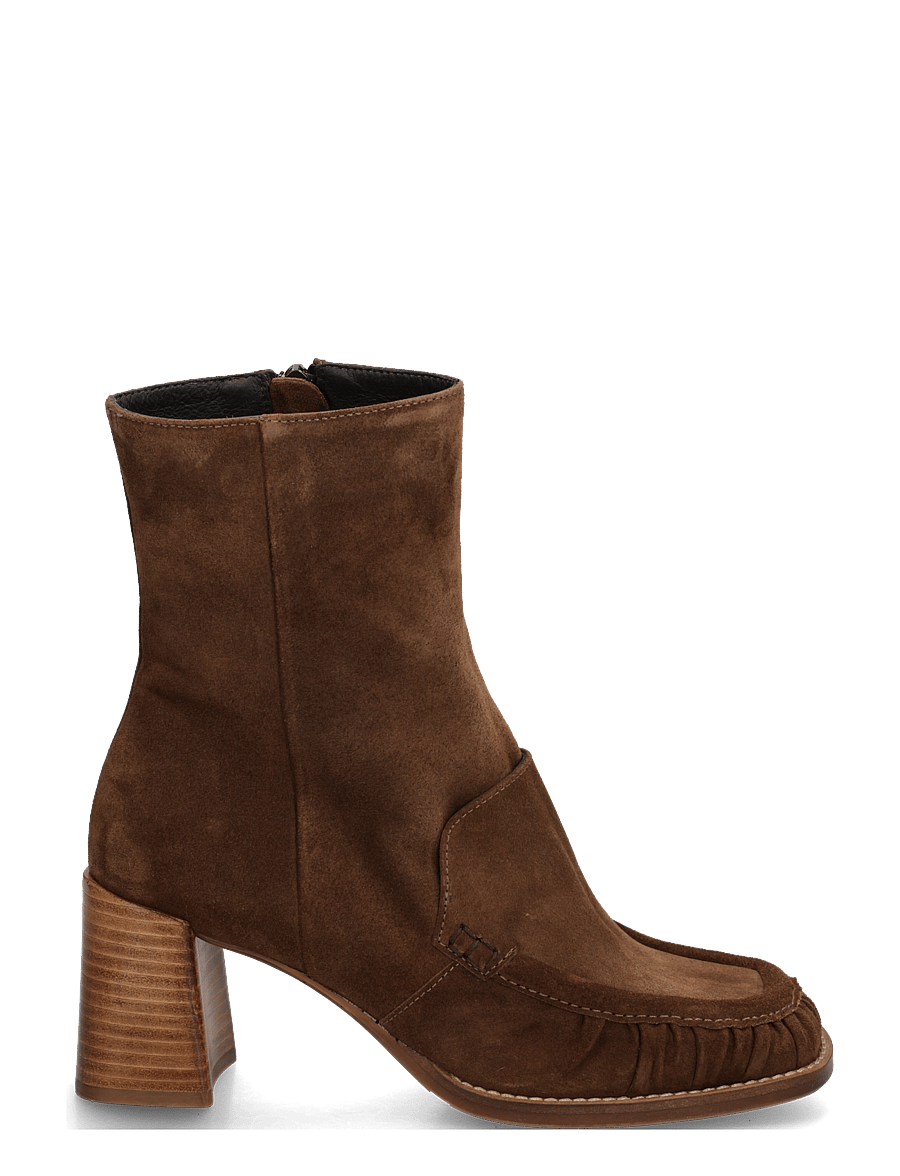 Billi Bi - Booties - stiefeletten mit absatz - arabica babysilk suede - 2
