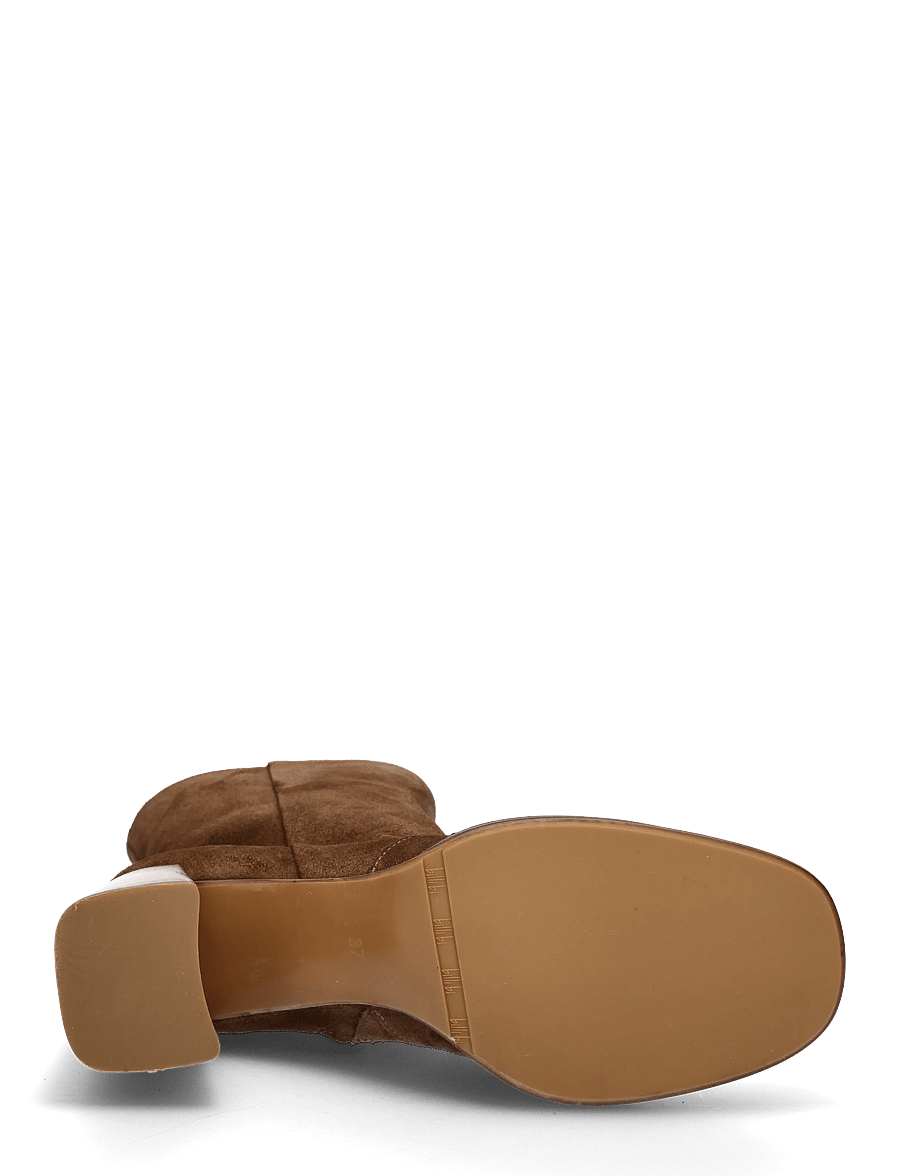 Billi Bi - Booties - kontsaga poolsaapad - arabica babysilk suede - 4