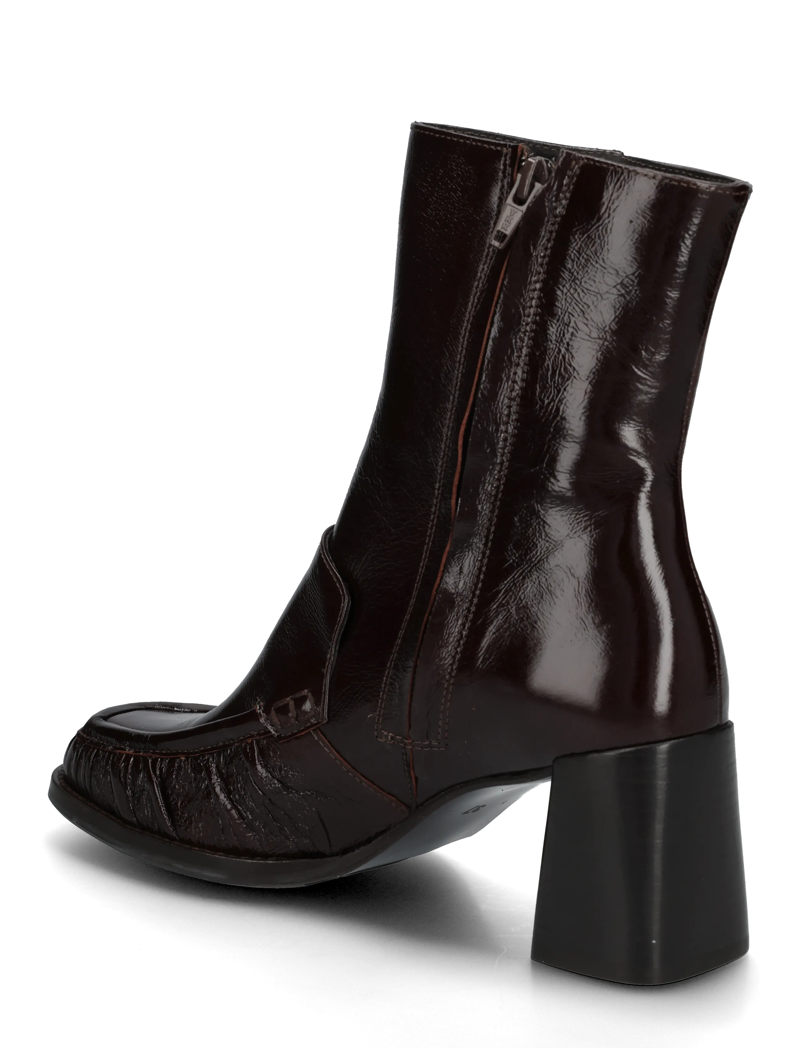 Billi Bi - Booties - stövletter - mogano naplack - 2
