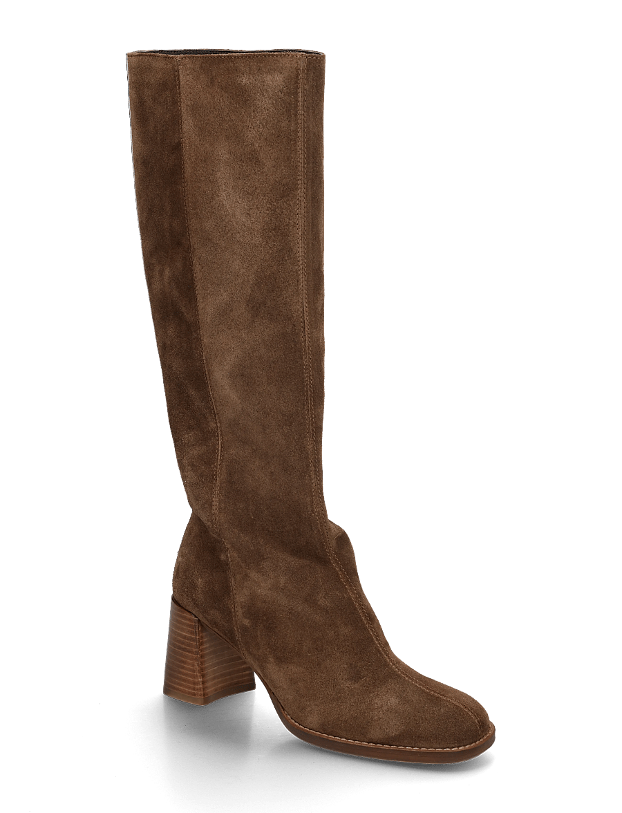 Billi Bi - Long Boots - knähöga stövlar - arabica babysilk suede - 1