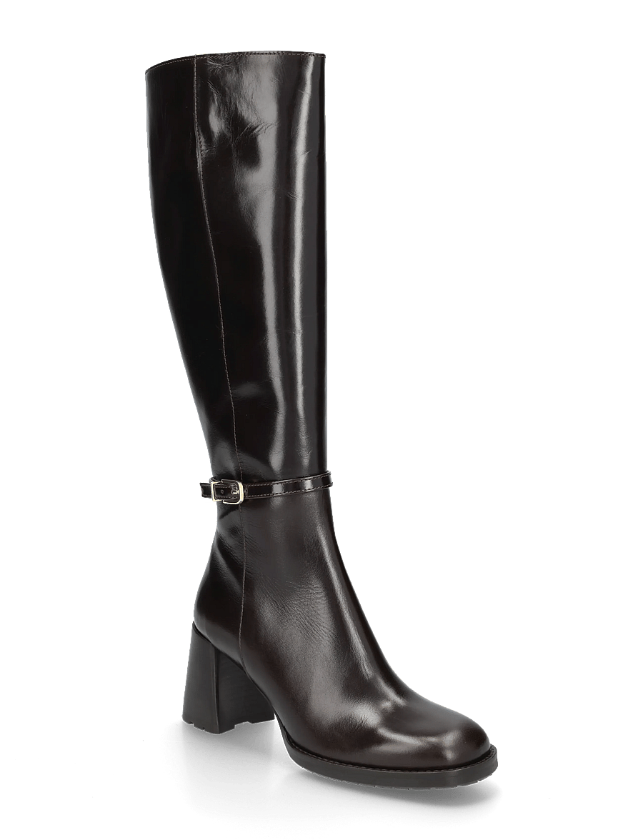 Billi Bi - Long Boots - knähöga stövlar - espresso marte calf - 0