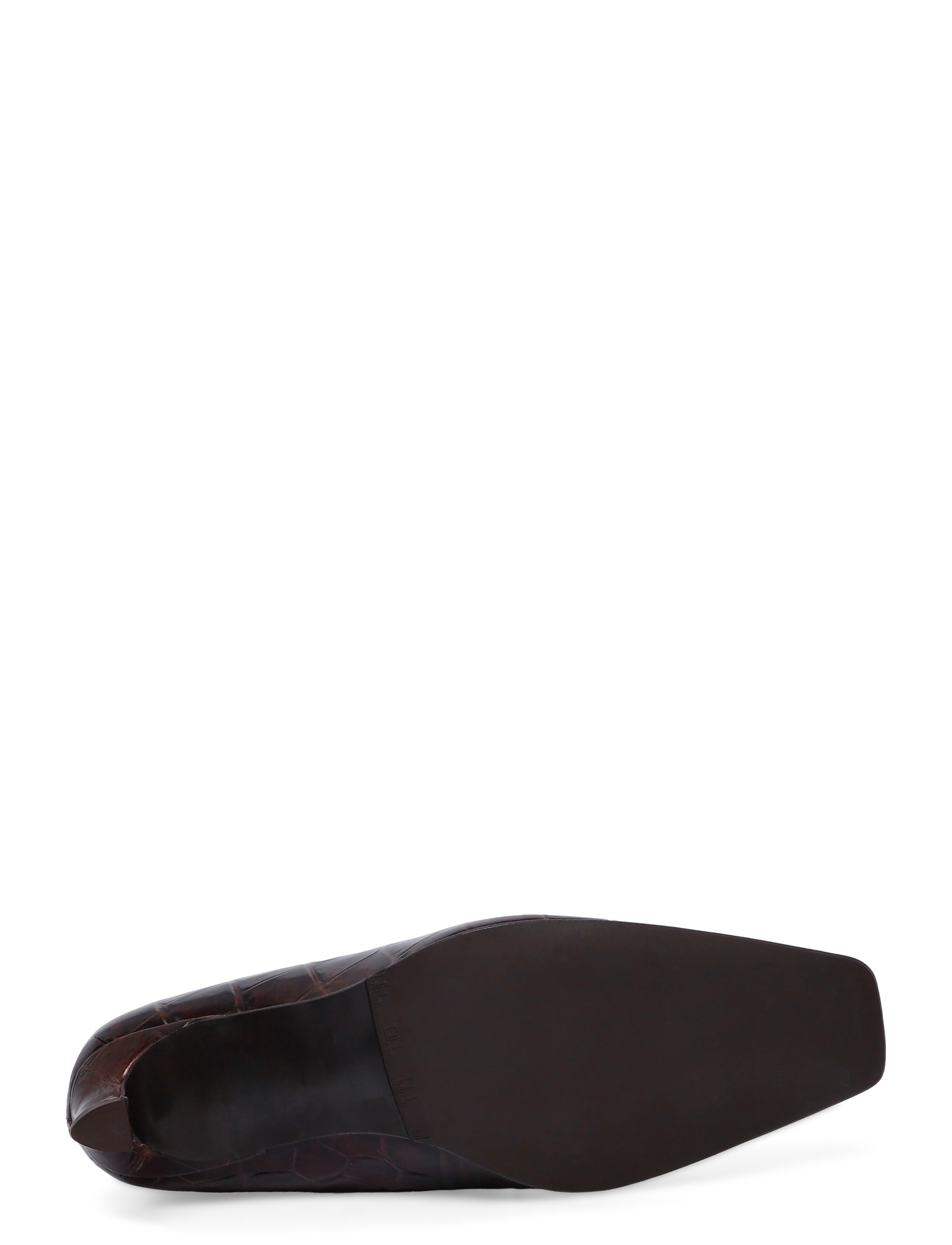 Billi Bi - Booties - kontsaga poolsaapad - brown kissa croco calf - 4