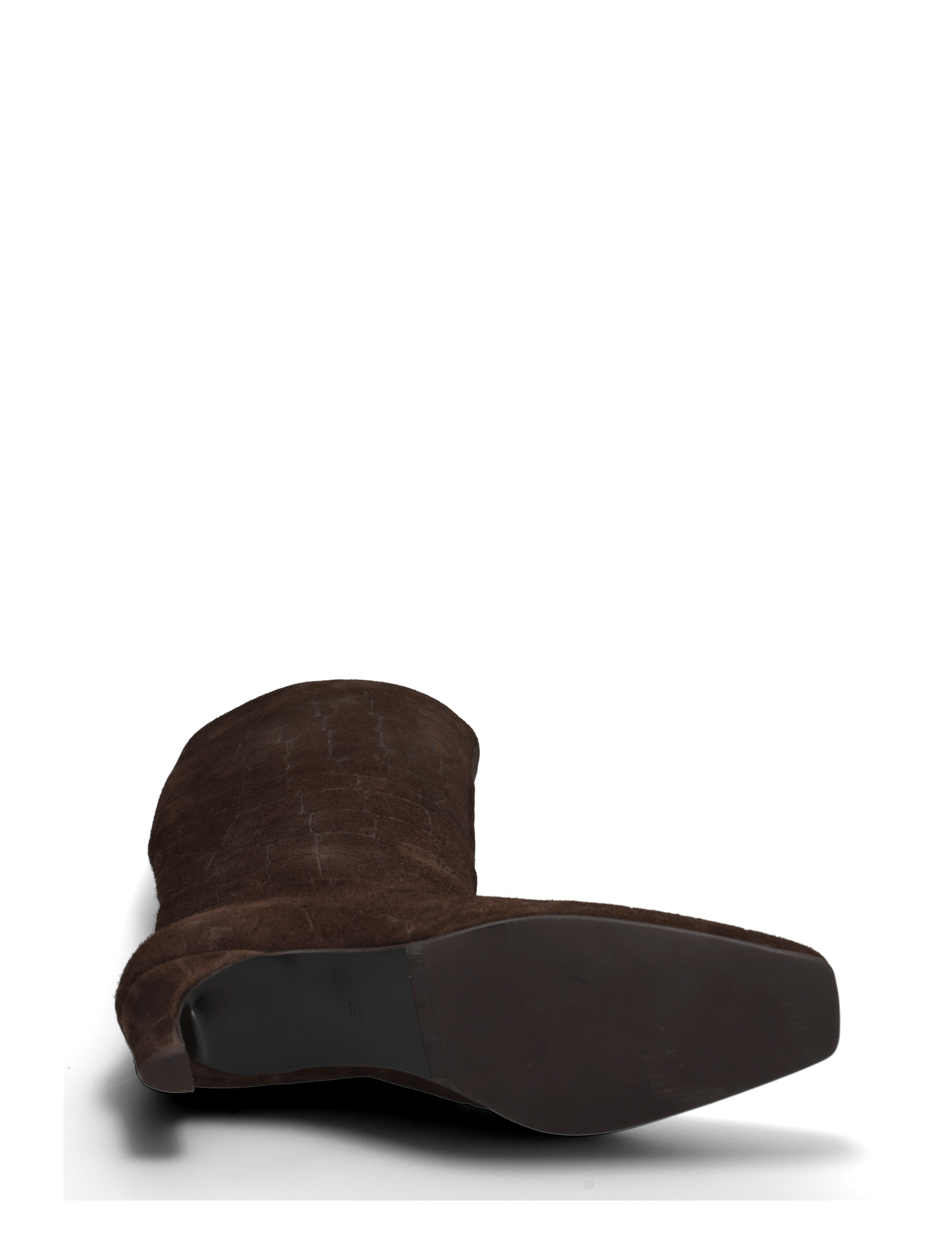 Billi Bi - Long Boots - põlveni saapad - dark brown coper suede - 4