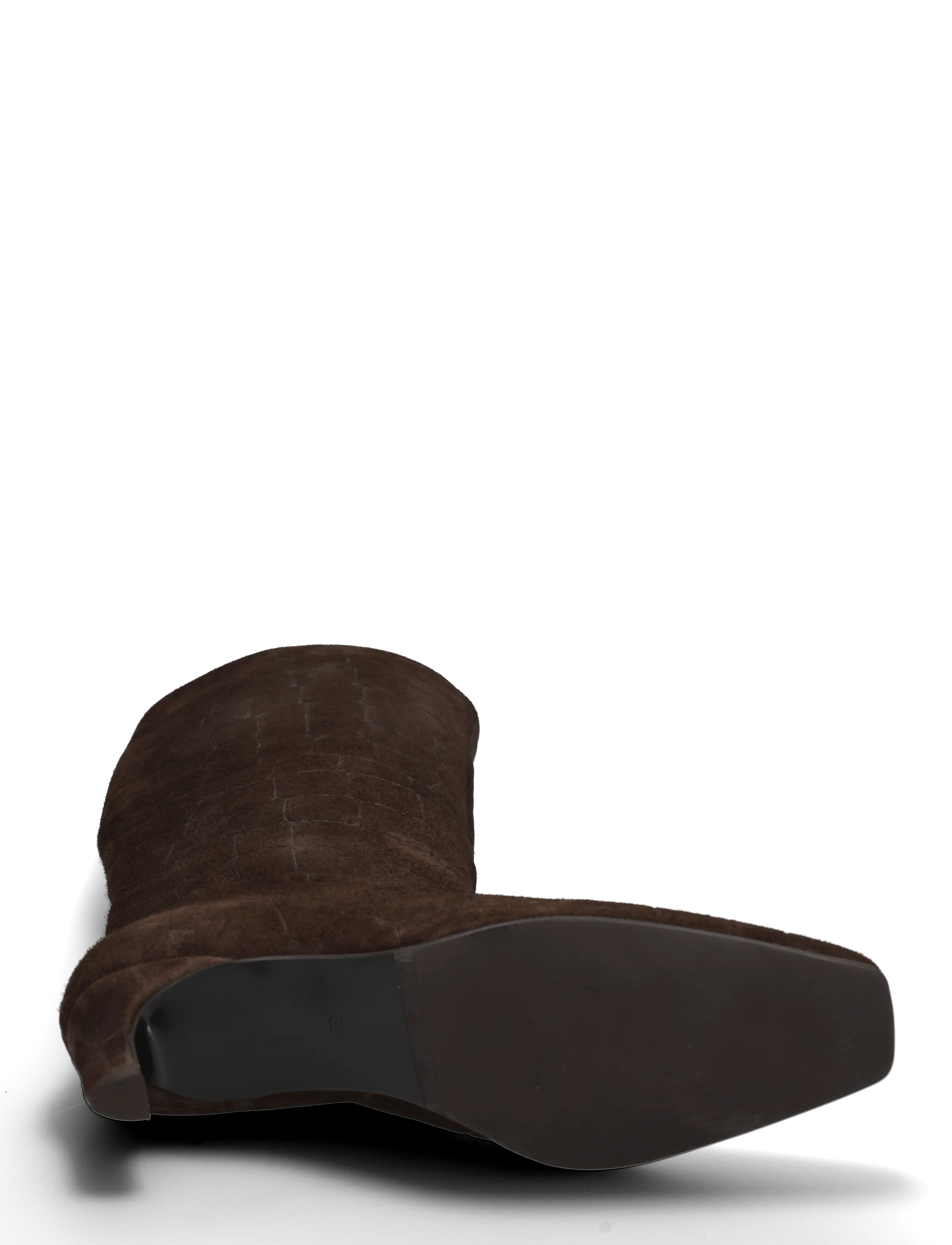 Billi Bi - Long Boots - knee high boots - dark brown coper suede - 4