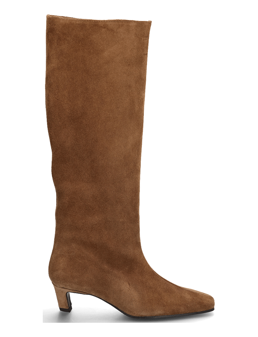 Billi Bi - Long Boots - põlveni saapad - tabac babysilk suede - 2