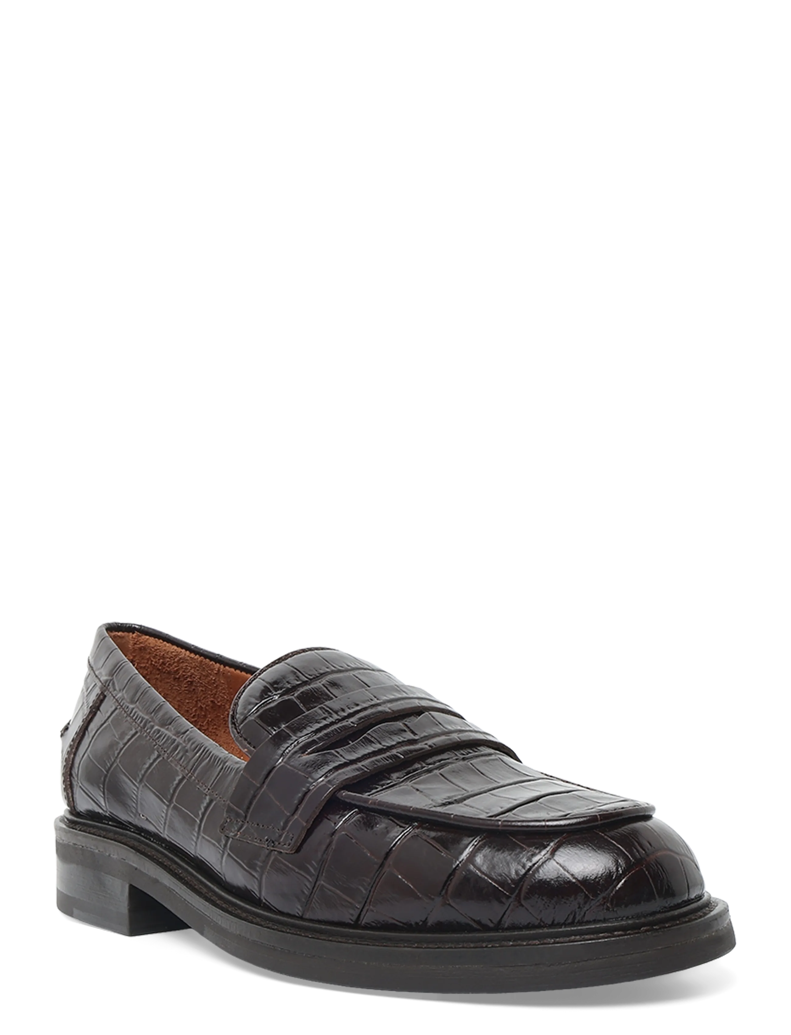 Billi Bi Shoes - Loafers - BROWN MONTERREY CROCO / brown