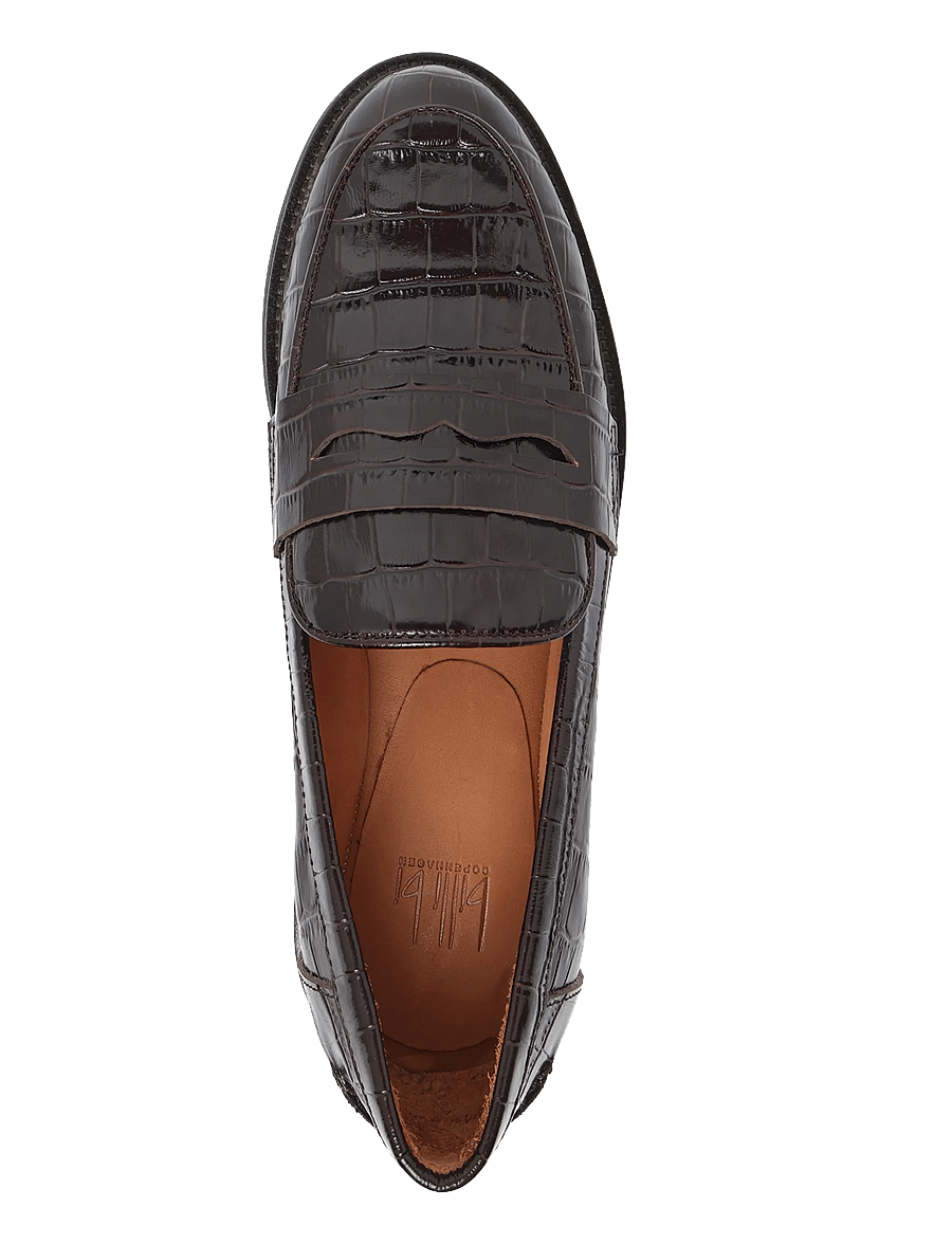 Billi Bi - Shoes - mode trends - brown monterrey croco - 2