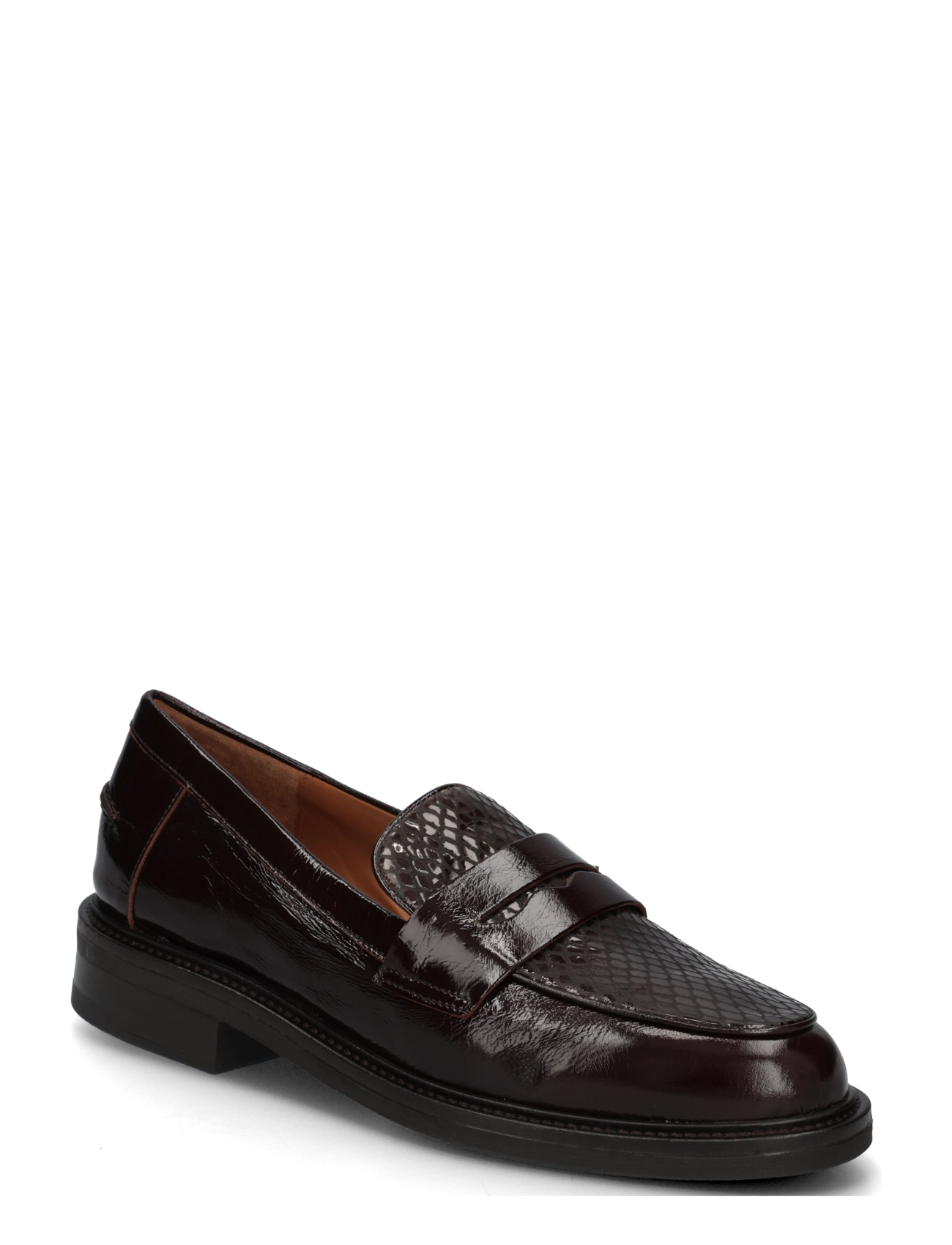 Billi Bi Shoes - Loafers - MOGANO BROWN SNAKE / brown