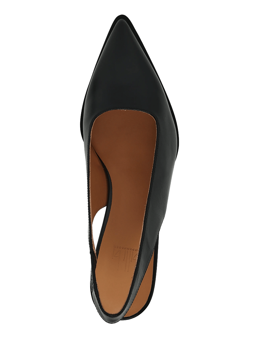 Billi Bi - Pumps - kontsaga slingback-kingad - black calf - 3