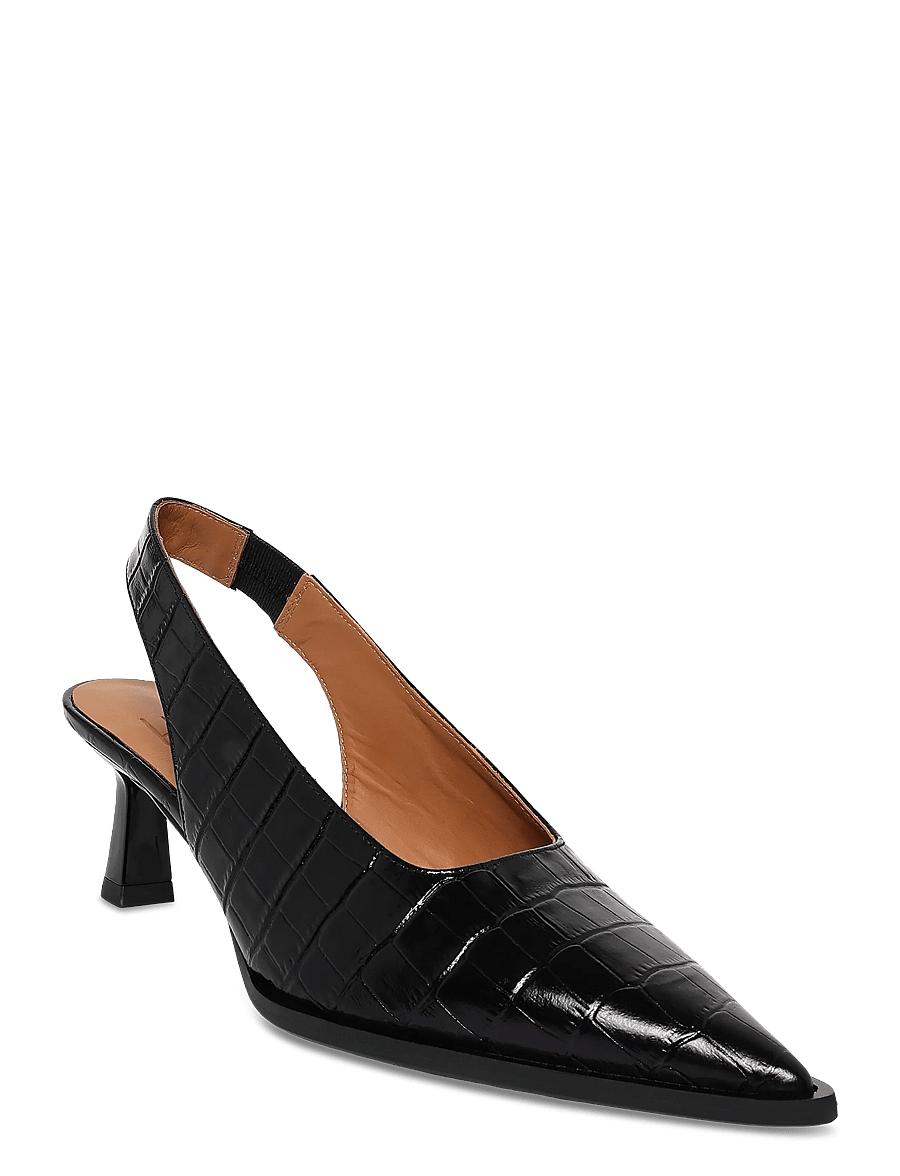 Billi Bi - Pumps - heeled slingbacks - black monterrey croco - 0