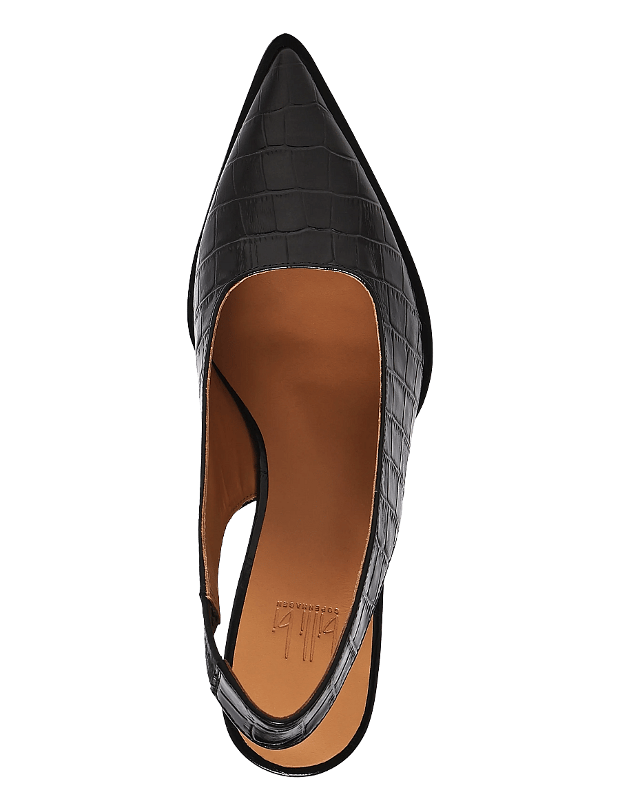 Billi Bi - Pumps - heeled slingbacks - black monterrey croco - 3