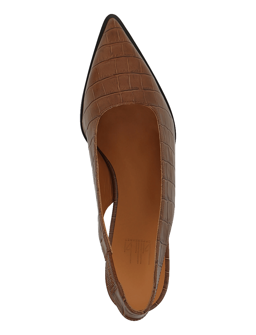 Billi Bi - Pumps - heeled slingbacks - saddle monterrey croco - 3