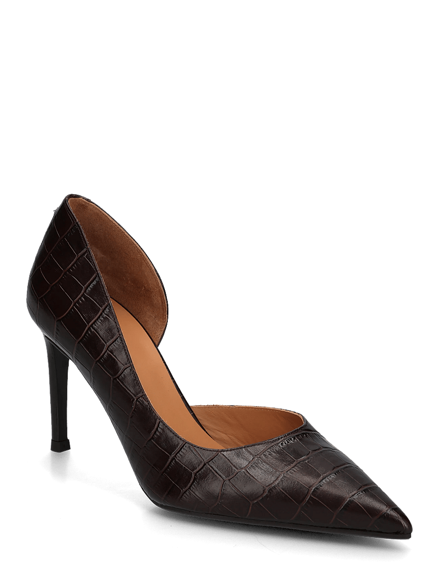 Billi Bi - Pumps - augstpapēžu kurpes - brown monterrey croco - 0